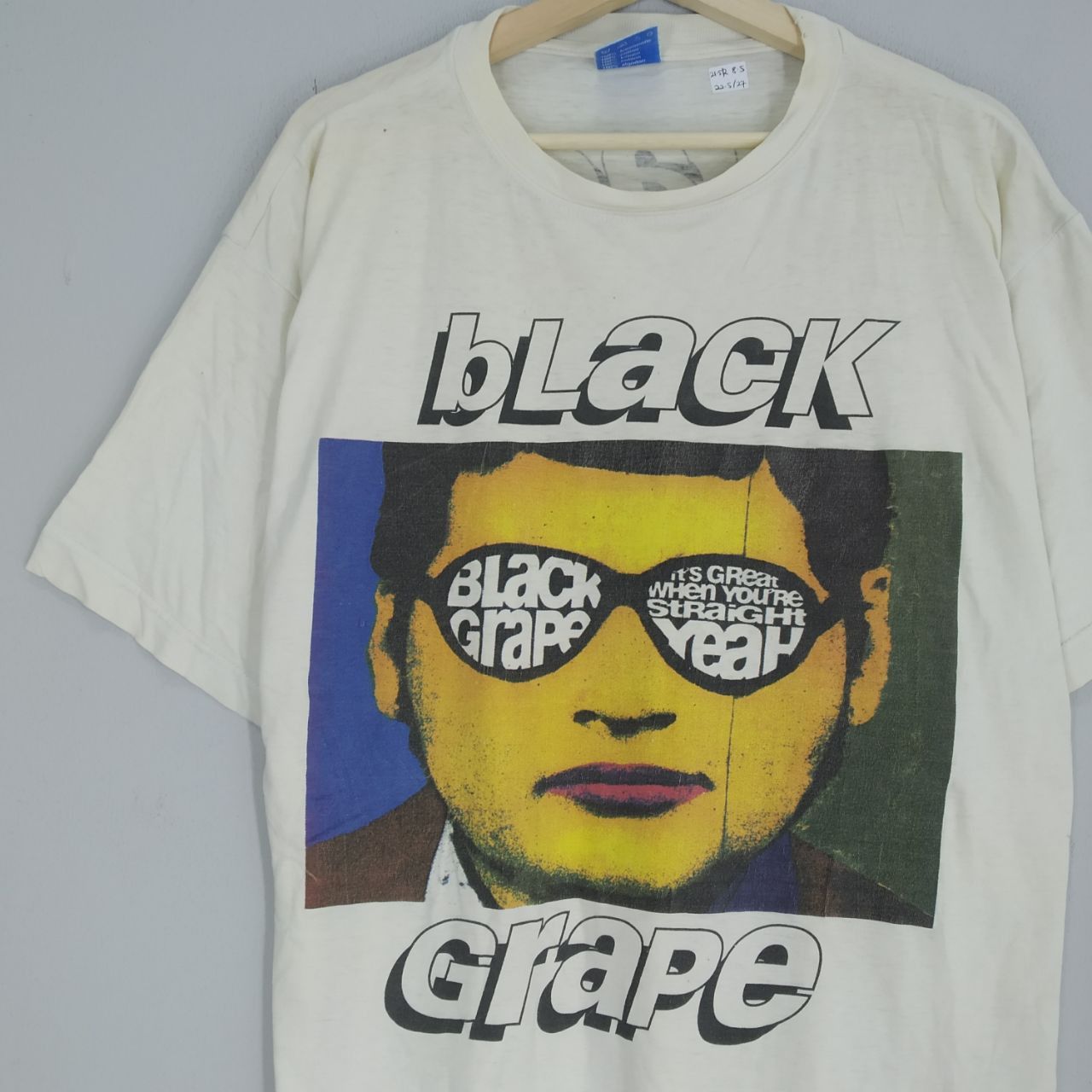 Band Tees Vintage 90s Black Grape Alternative Rock Band Britpop Promo Size US L / EU 52-54 / 3 - 7 Thumbnail