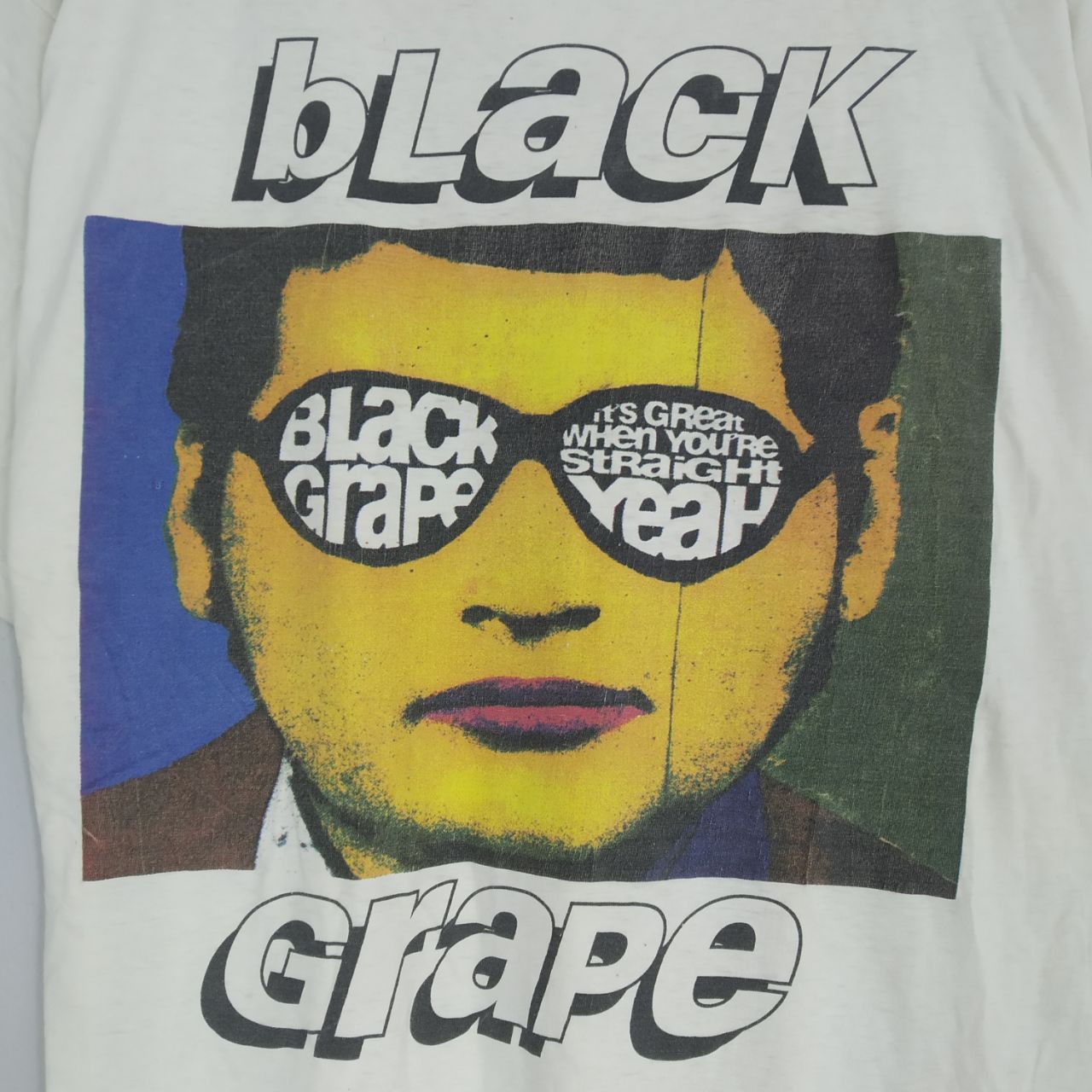 Band Tees Vintage 90s Black Grape Alternative Rock Band Britpop Promo Size US L / EU 52-54 / 3 - 3 Thumbnail