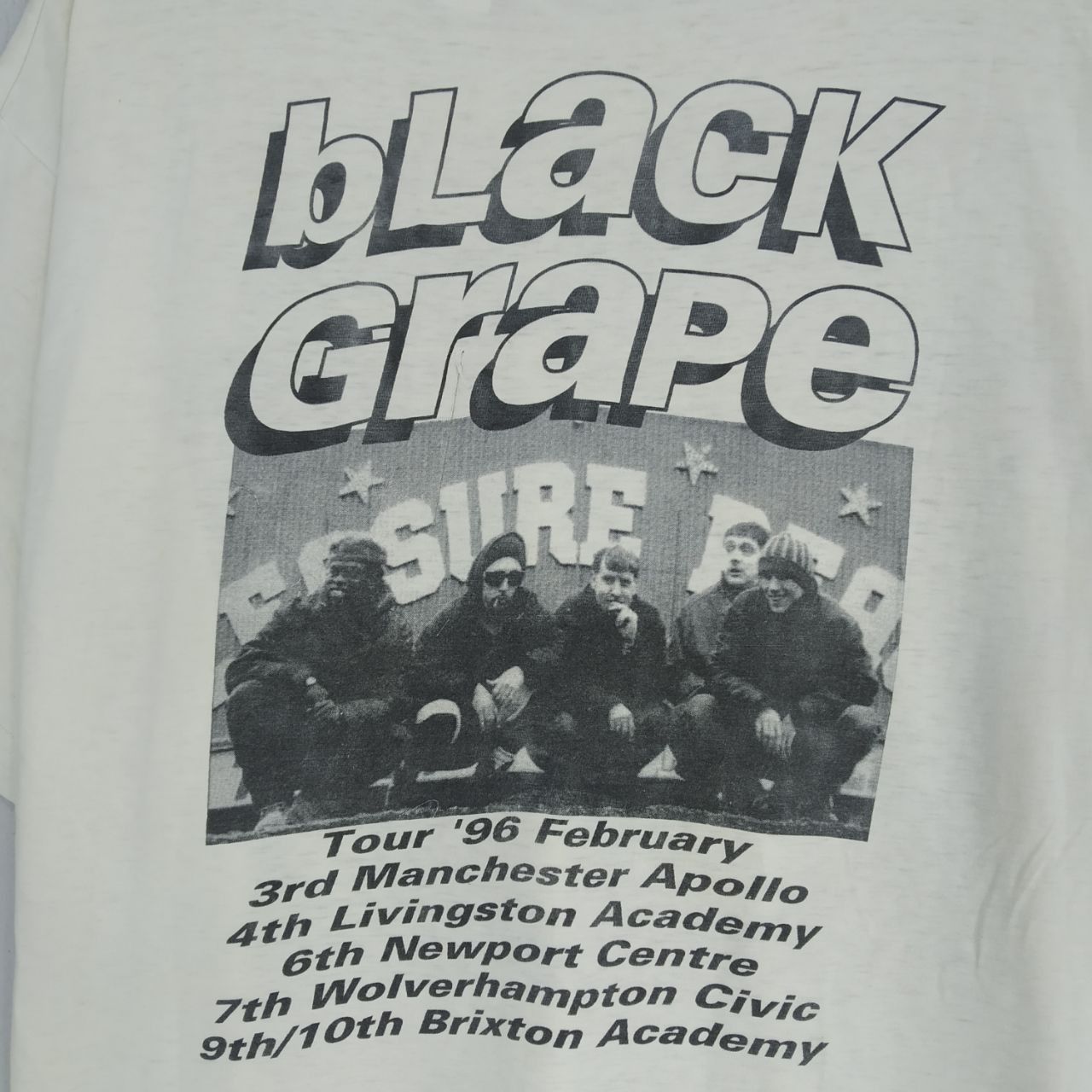 Band Tees Vintage 90s Black Grape Alternative Rock Band Britpop Promo Size US L / EU 52-54 / 3 - 4 Thumbnail