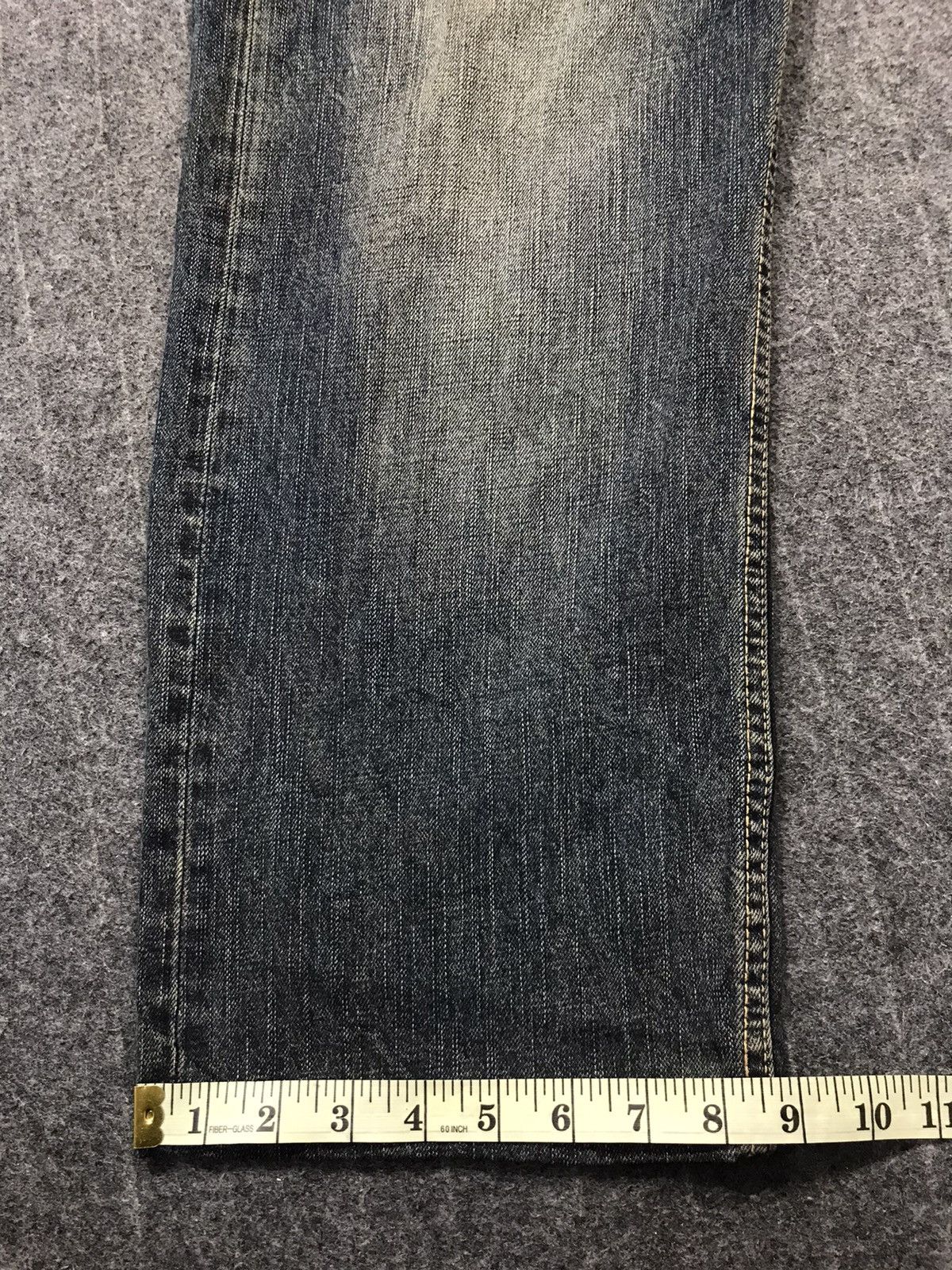 Japanese Brand Dragon Rose Art Embroidery Motif Jeans Pant Sukajan K1031j Size US 33 - 13 Thumbnail