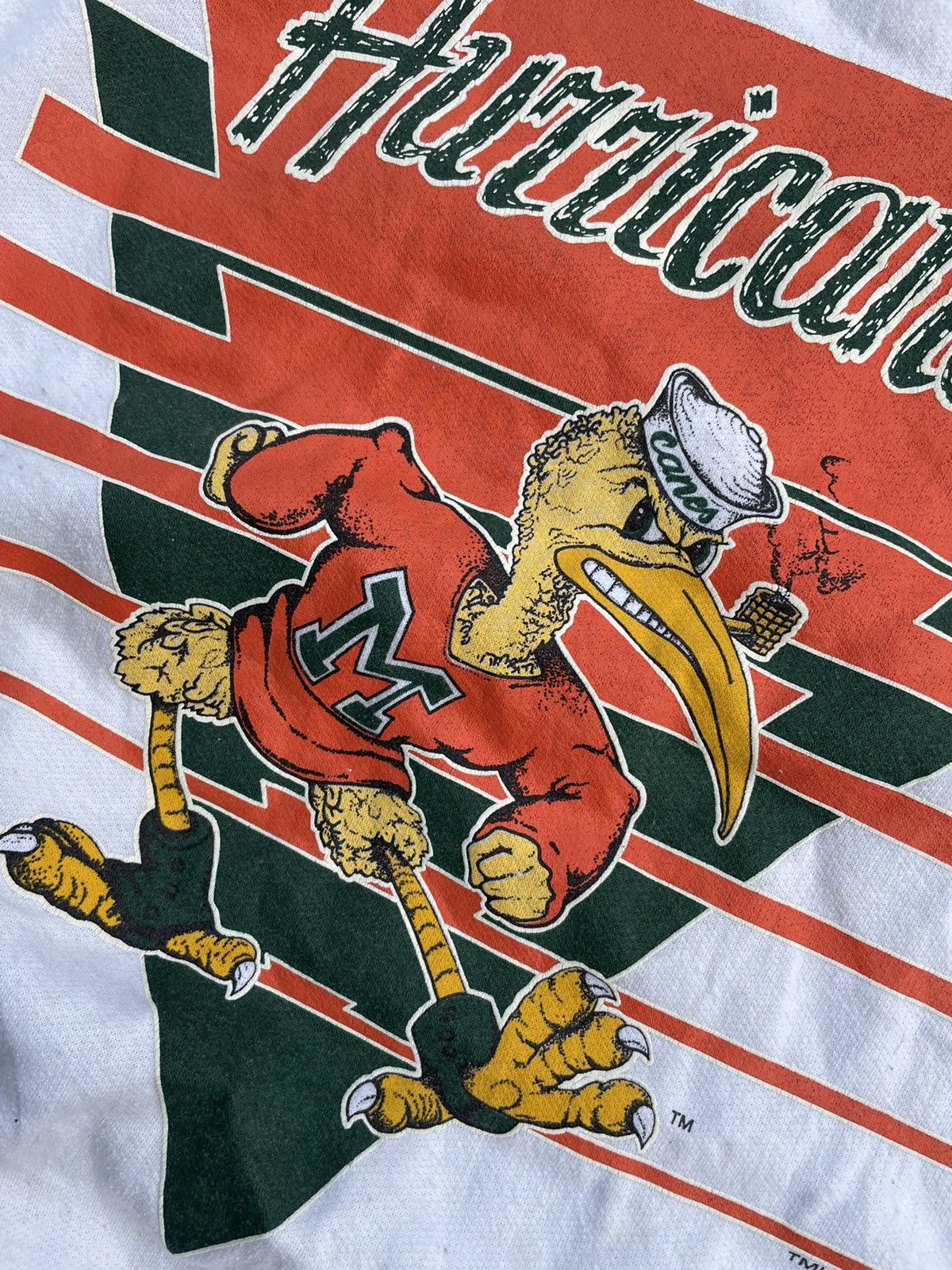 Vintage Vintage Miami Hurricanes Sweatshirt Size US XL / EU 56 / 4 - 8 Thumbnail