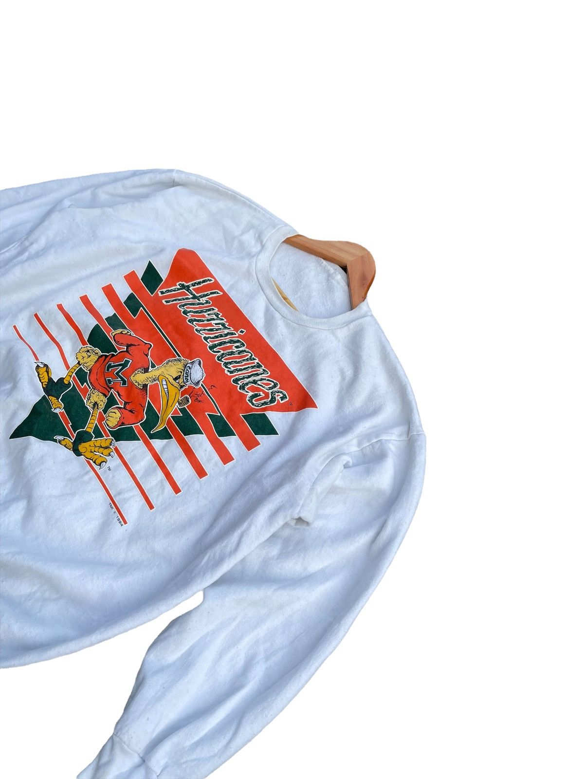 Vintage Vintage Miami Hurricanes Sweatshirt Size US XL / EU 56 / 4 - 4 Thumbnail