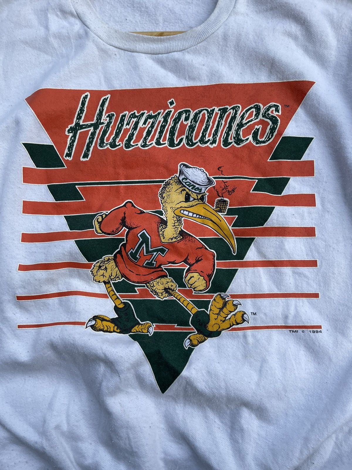 Vintage Vintage Miami Hurricanes Sweatshirt Size US XL / EU 56 / 4 - 10 Thumbnail