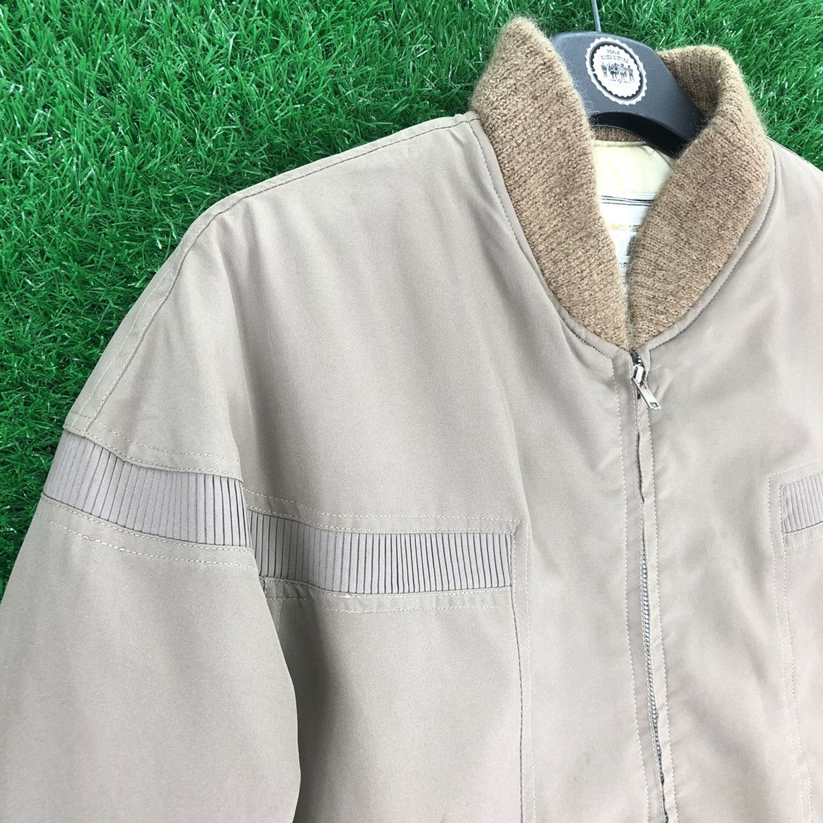 Japanese Brand Vintage 80's Bomber Style Ziper Jacket by VON Size US M / EU 48-50 / 2 - 2 Thumbnail
