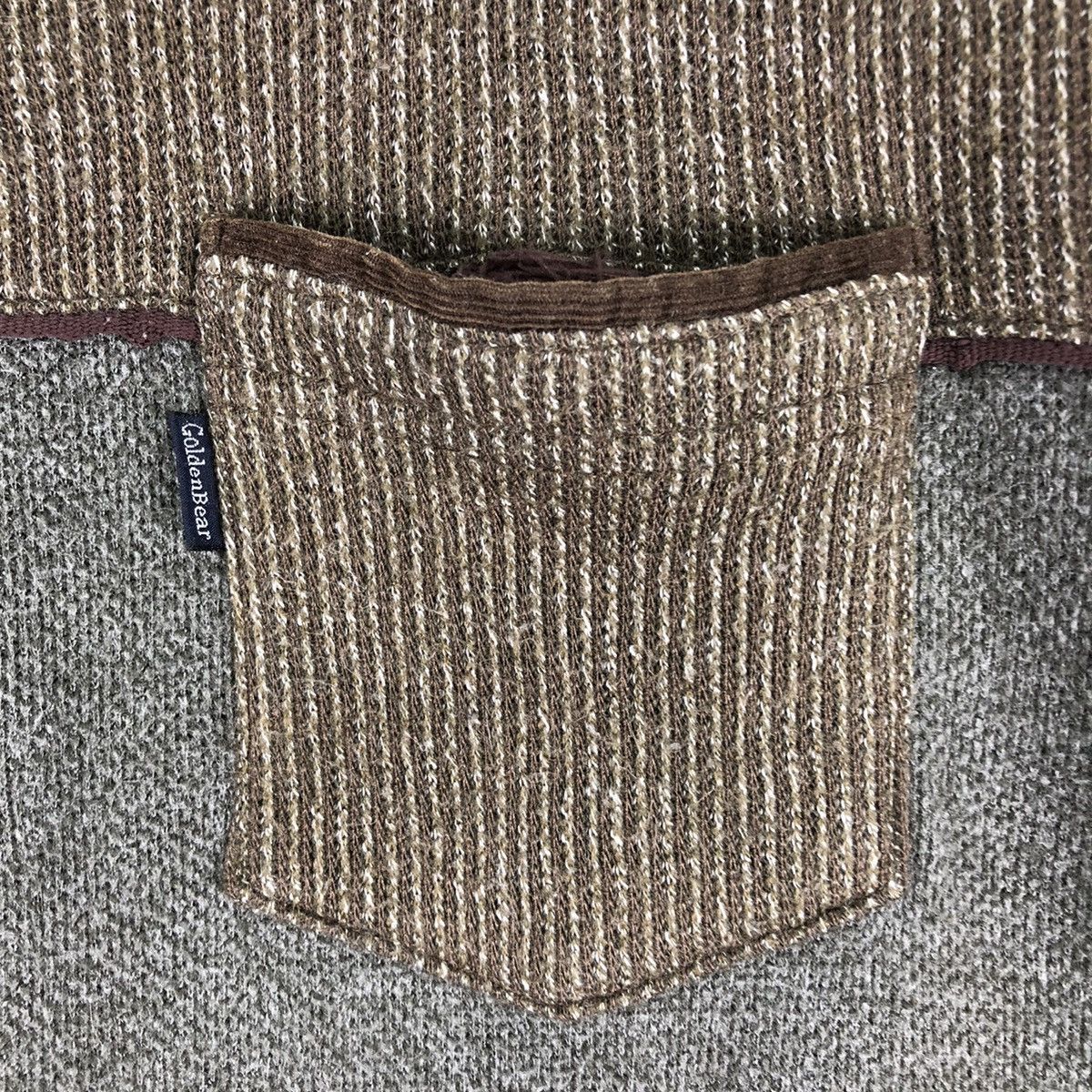 Golden Bear Vintage Knit Sweater V Neck Single Pocket by Golden Bear Size US L / EU 52-54 / 3 - 8 Thumbnail