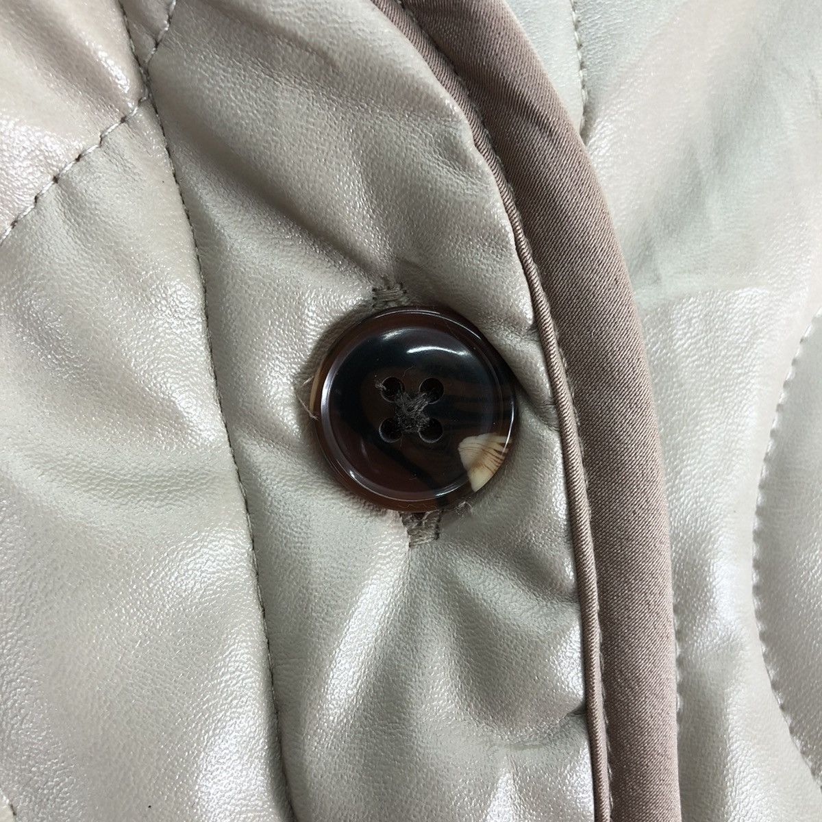 Japanese Brand Puffer Liner PU Leather Military Style by Olive des Olive Size US L / EU 52-54 / 3 - 8 Thumbnail