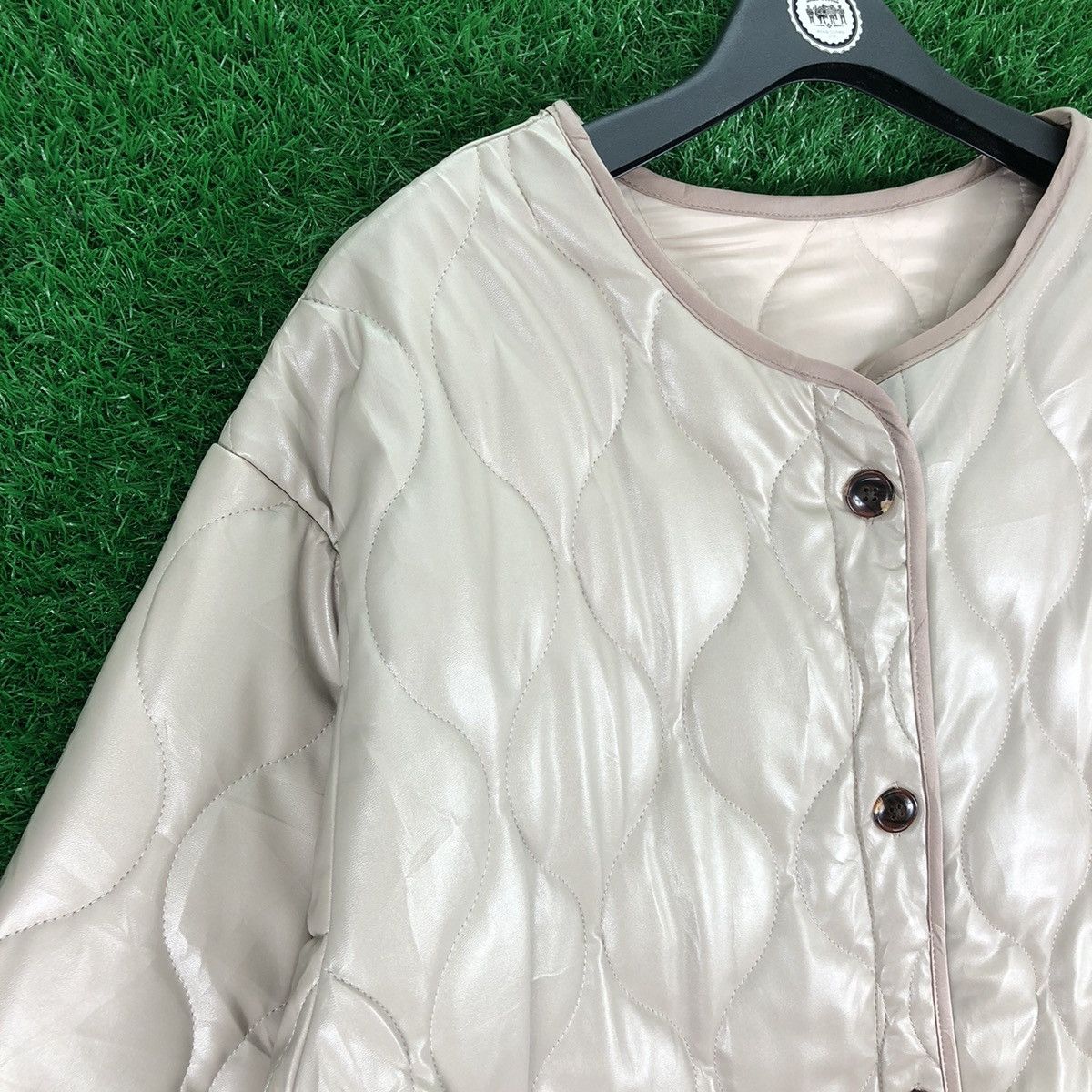 Japanese Brand Puffer Liner PU Leather Military Style by Olive des Olive Size US L / EU 52-54 / 3 - 2 Thumbnail
