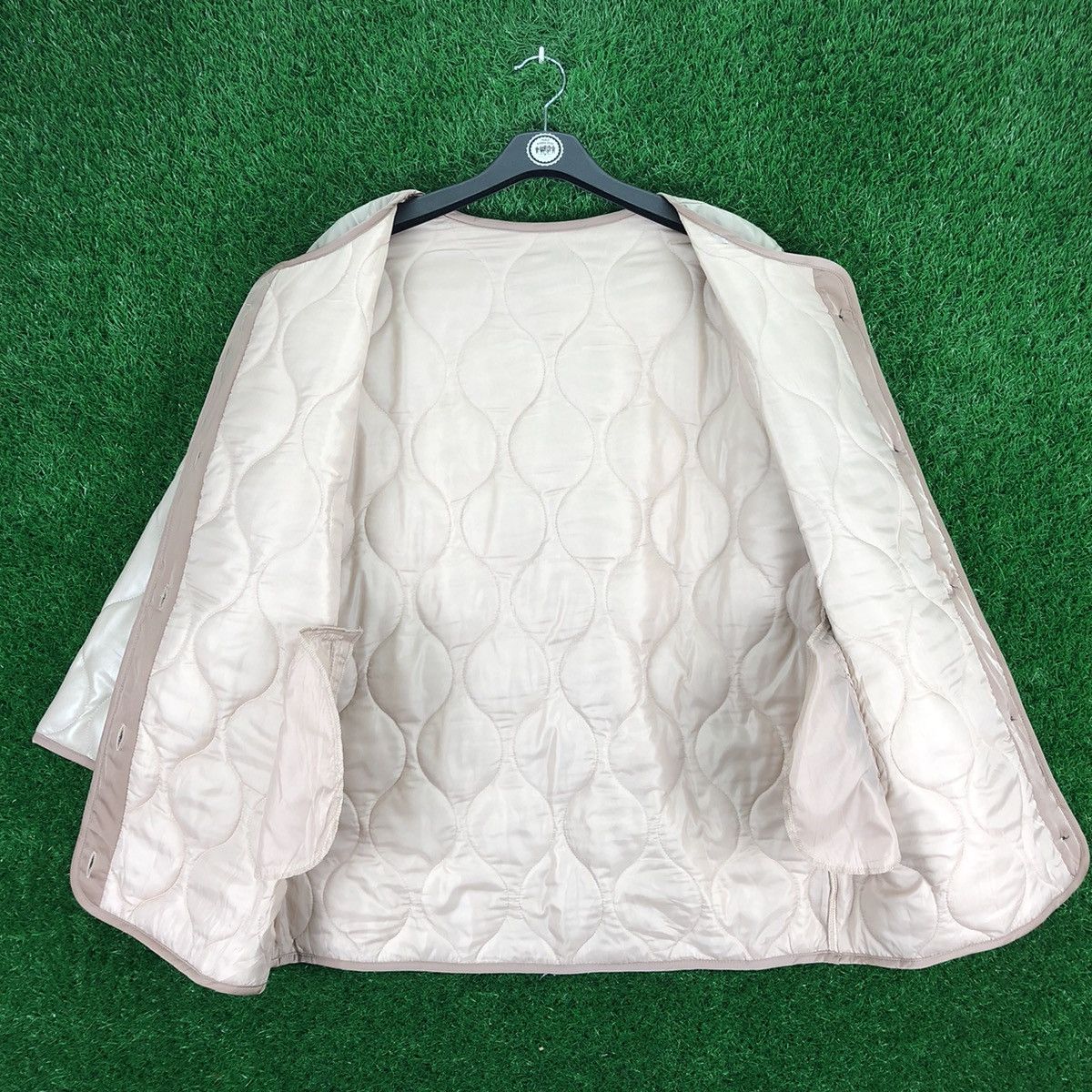 Japanese Brand Puffer Liner PU Leather Military Style by Olive des Olive Size US L / EU 52-54 / 3 - 7 Thumbnail