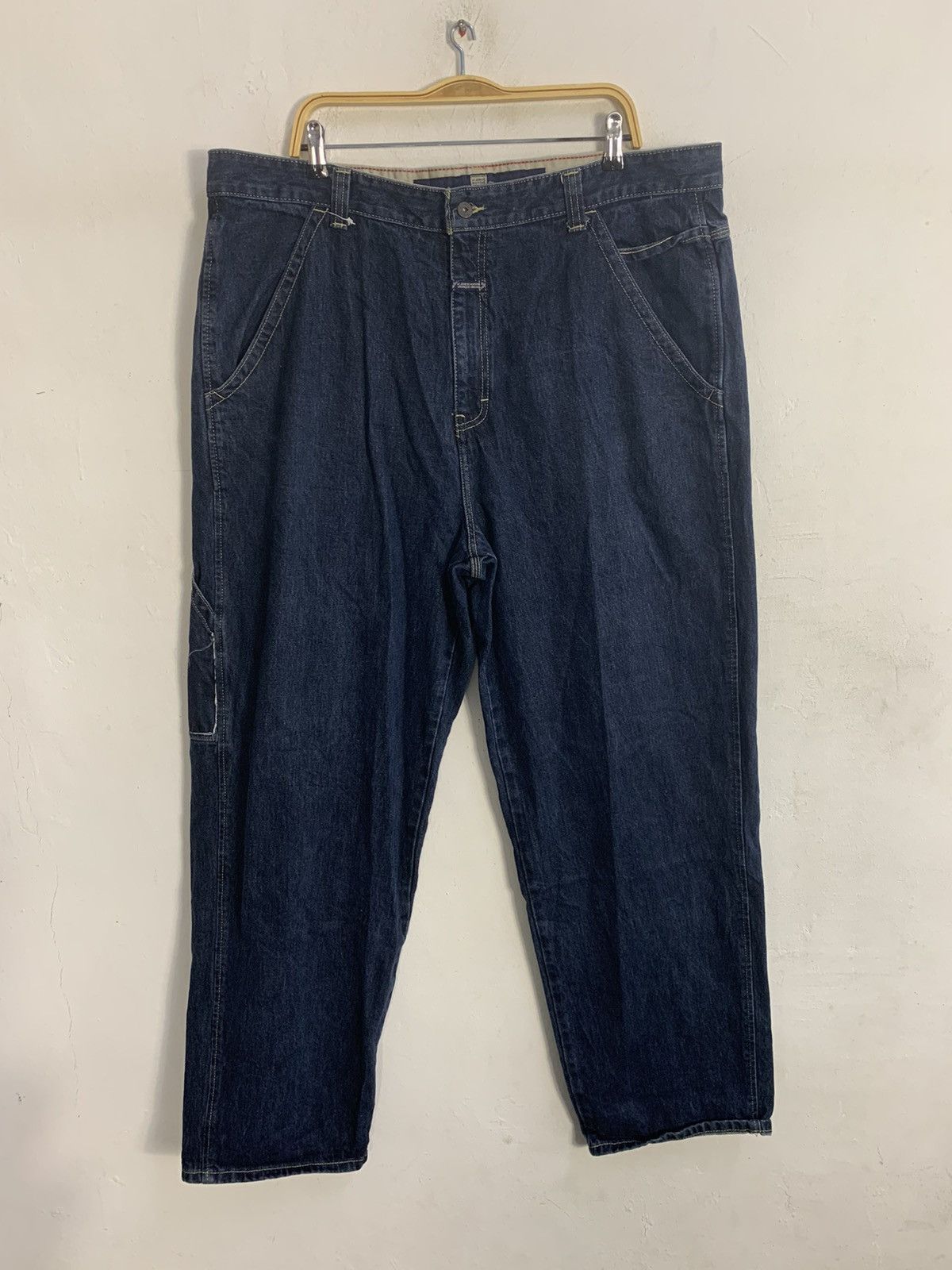 Marithe + Francois Girbaud Marithe Francois Girbaud Carpenter Indigo Denim Jeans Size US 42 / EU 58 - 3 Thumbnail