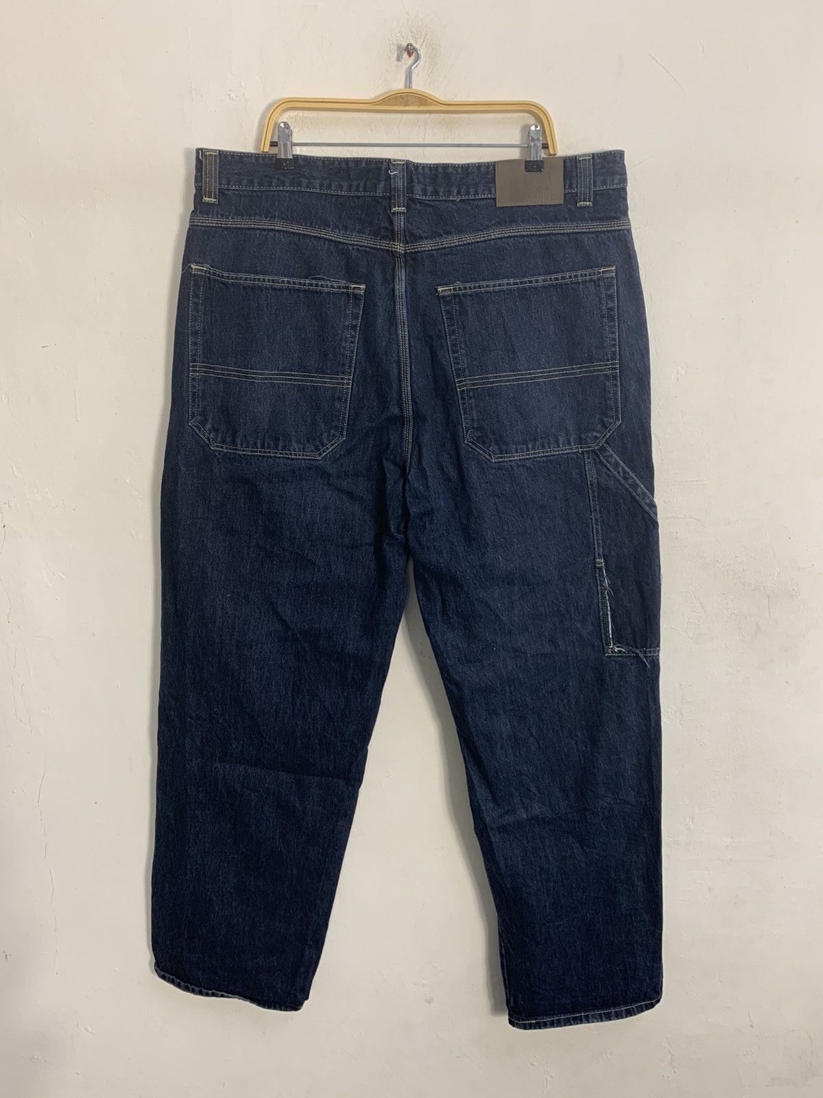 Marithe + Francois Girbaud Marithe Francois Girbaud Carpenter Indigo Denim Jeans Size US 42 / EU 58 - 4 Thumbnail