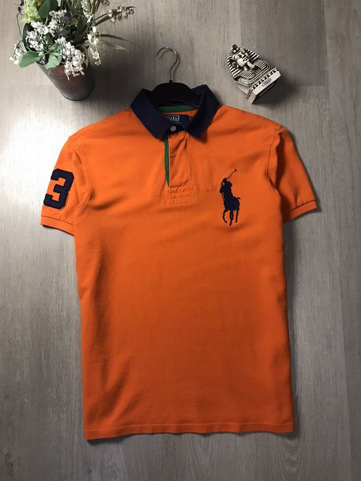 Ralph Lauren Vintage polo Ralph Lauren big pony orange size M