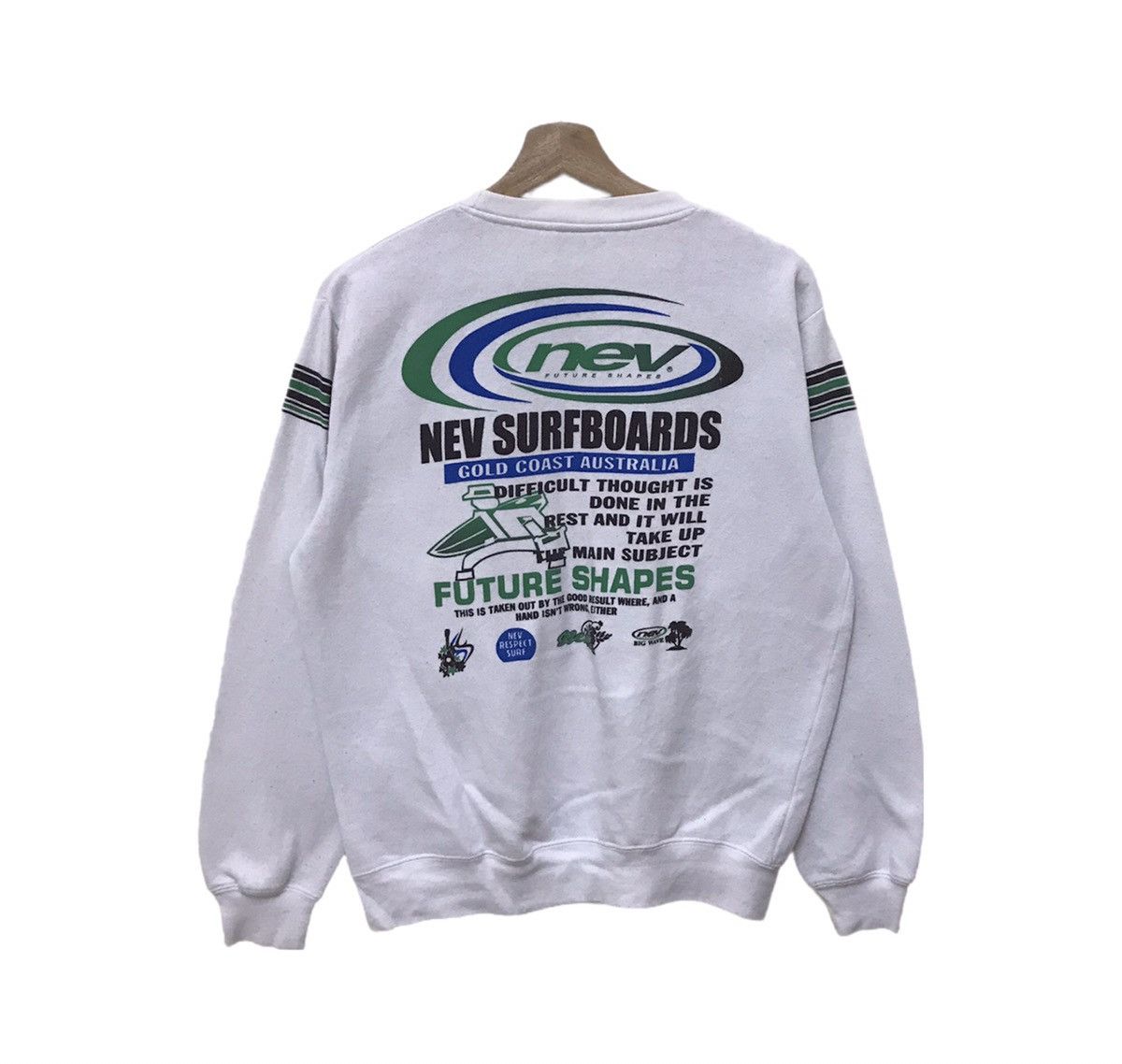 Vintage Vintage Nev Surfboards Sweatshirt Size US M / EU 48-50 / 2 - 1 Thumbnail