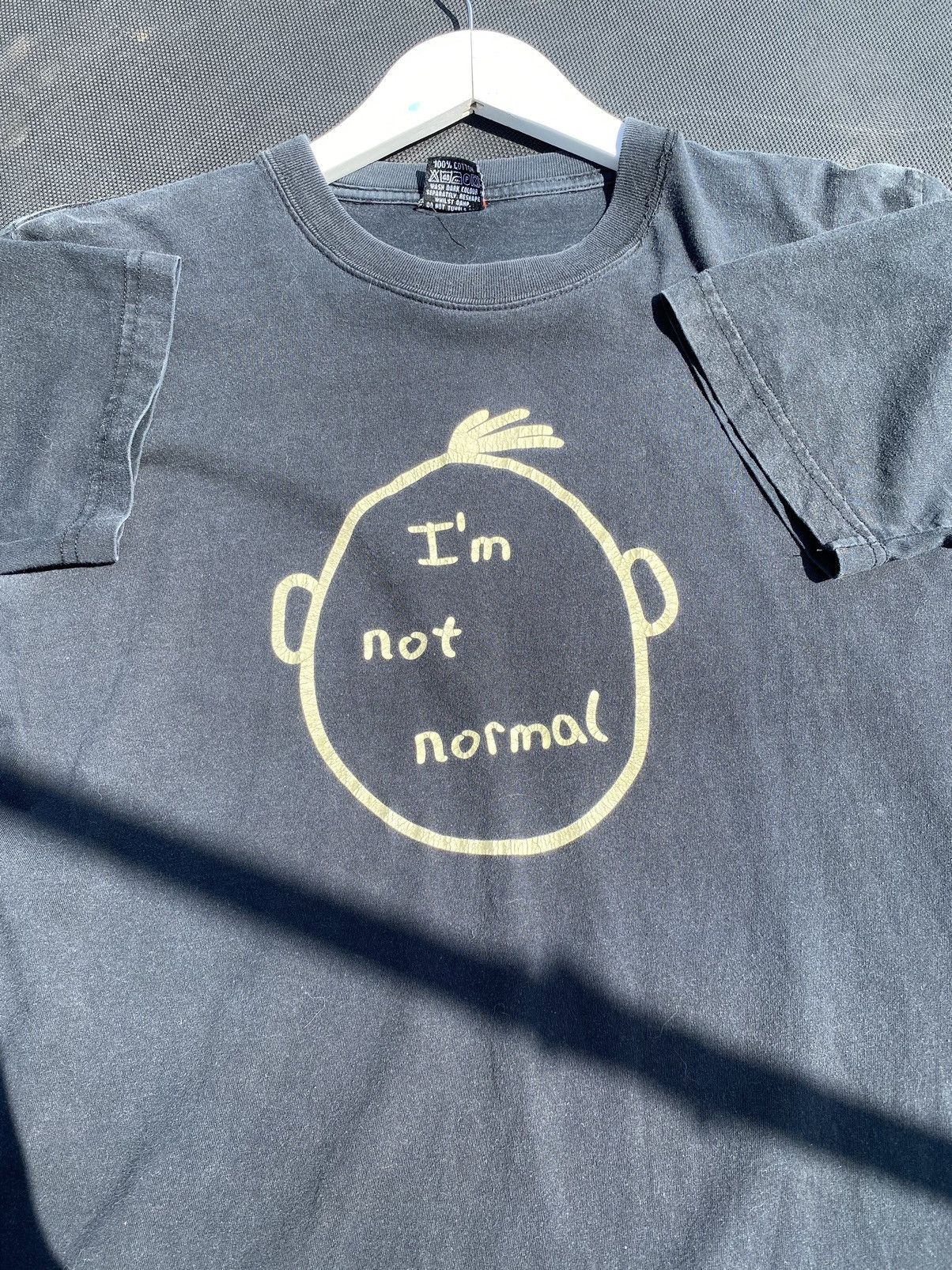 Band Tees Vintage 90s I AM NOT NORMAL Ironic Tee Size US L / EU 52-54 / 3 - 5 Thumbnail