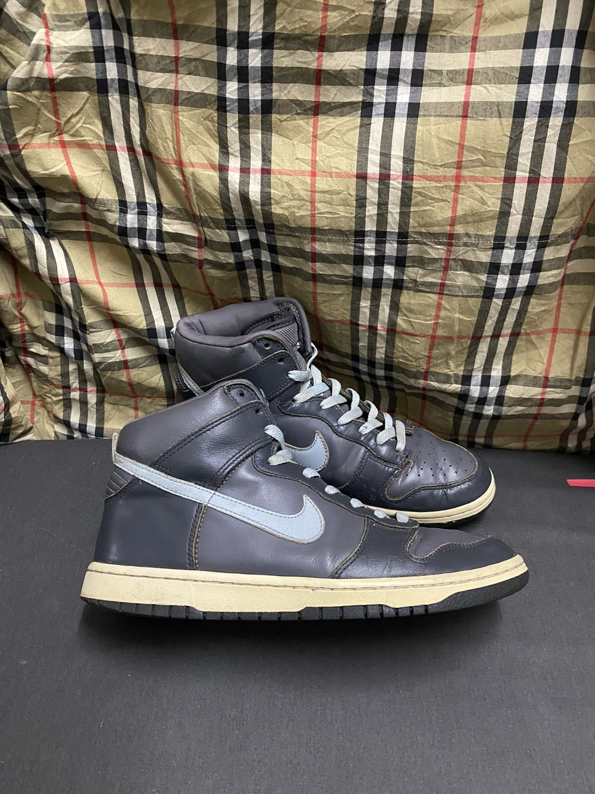 Nike Nike Dunk High Light Graphite Cloud Anthracite Rare 2003 Size US 9.5 / EU 42-43 - 3 Thumbnail