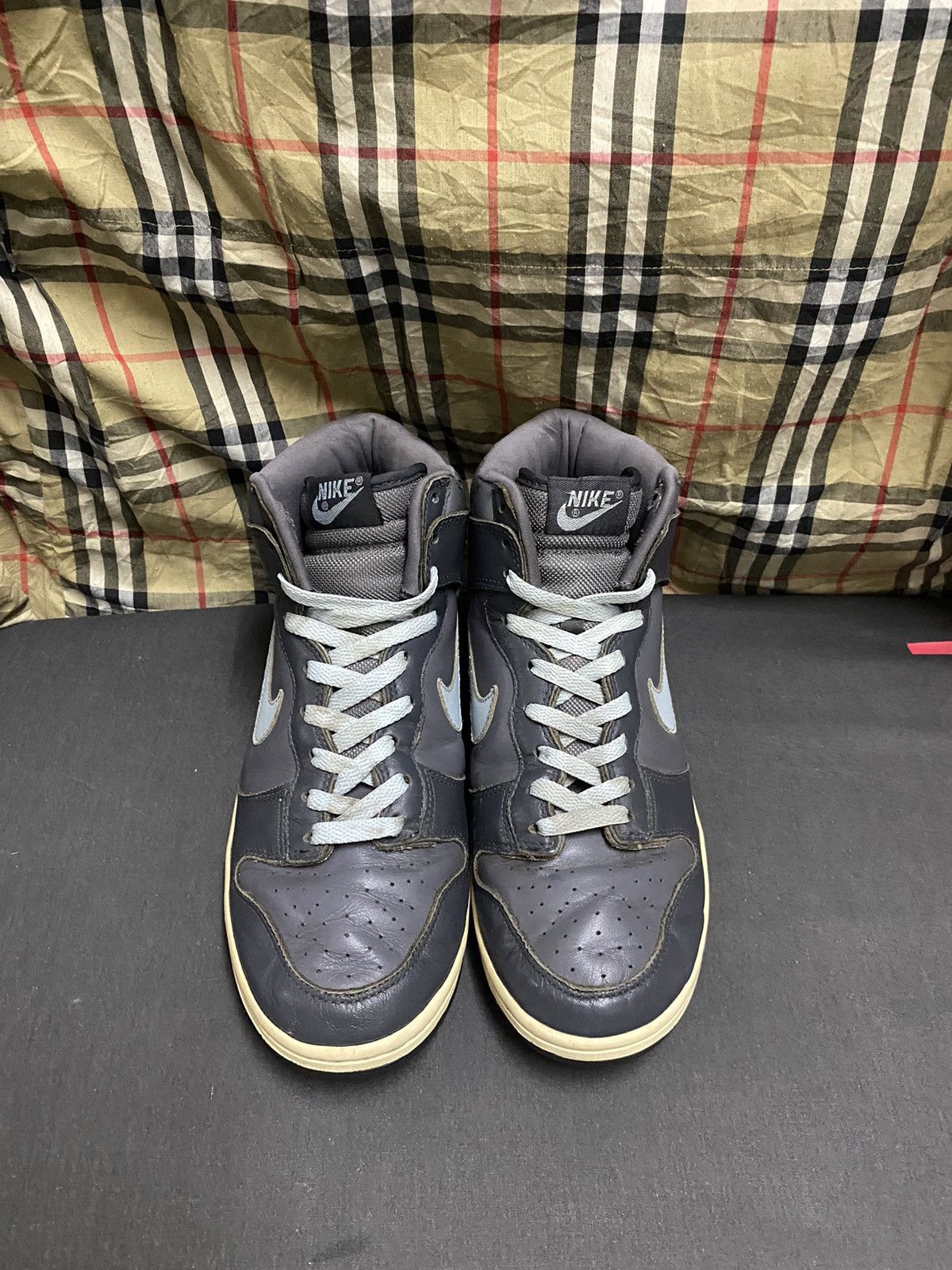 Nike Nike Dunk High Light Graphite Cloud Anthracite Rare 2003 Size US 9.5 / EU 42-43 - 5 Thumbnail
