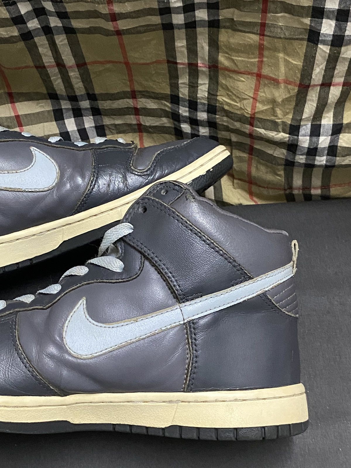 Nike Nike Dunk High Light Graphite Cloud Anthracite Rare 2003 Size US 9.5 / EU 42-43 - 8 Thumbnail