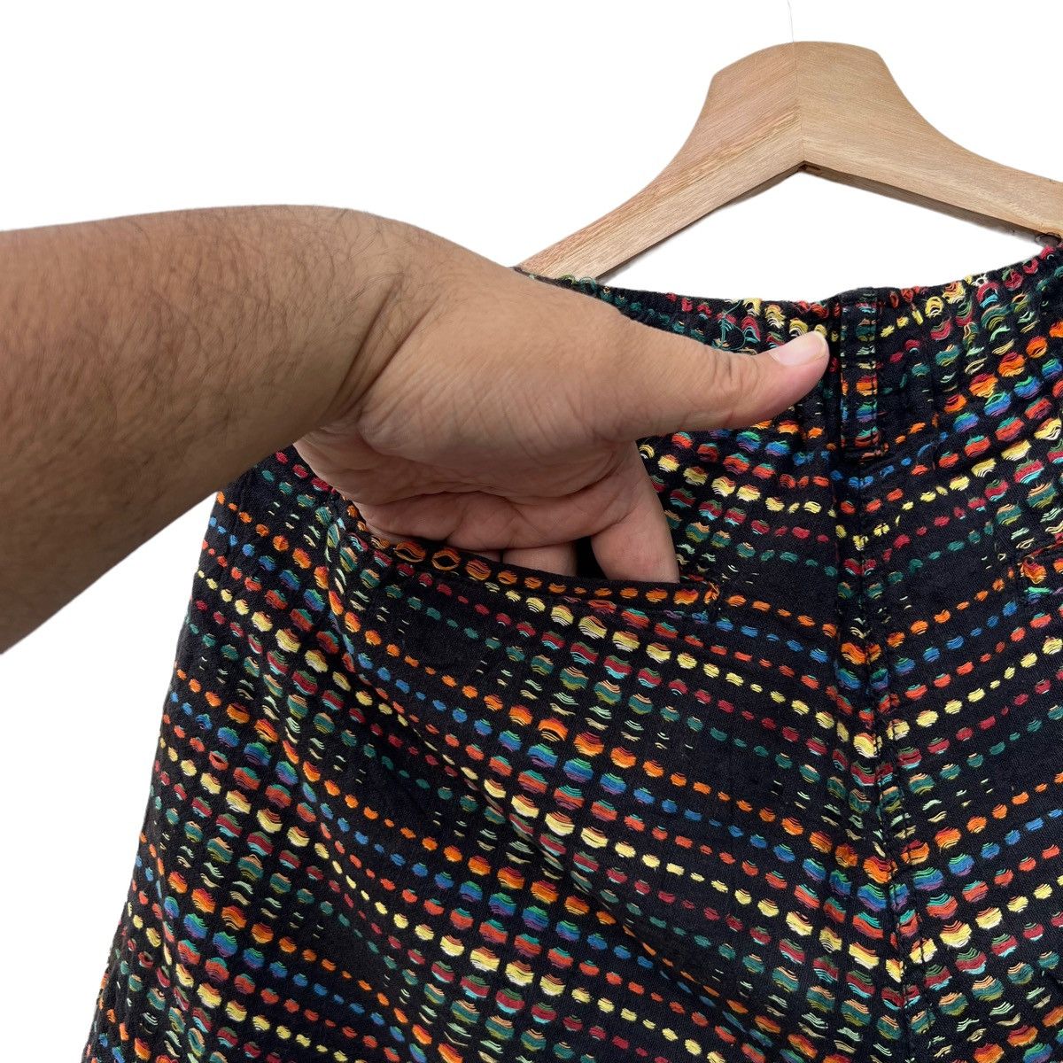 Japanese Brand VINTAGE AZTIC NAVAJO DESIGN FULL PRINT GO SLOW CARAVAN JAPAN Size US 29 - 6 Thumbnail