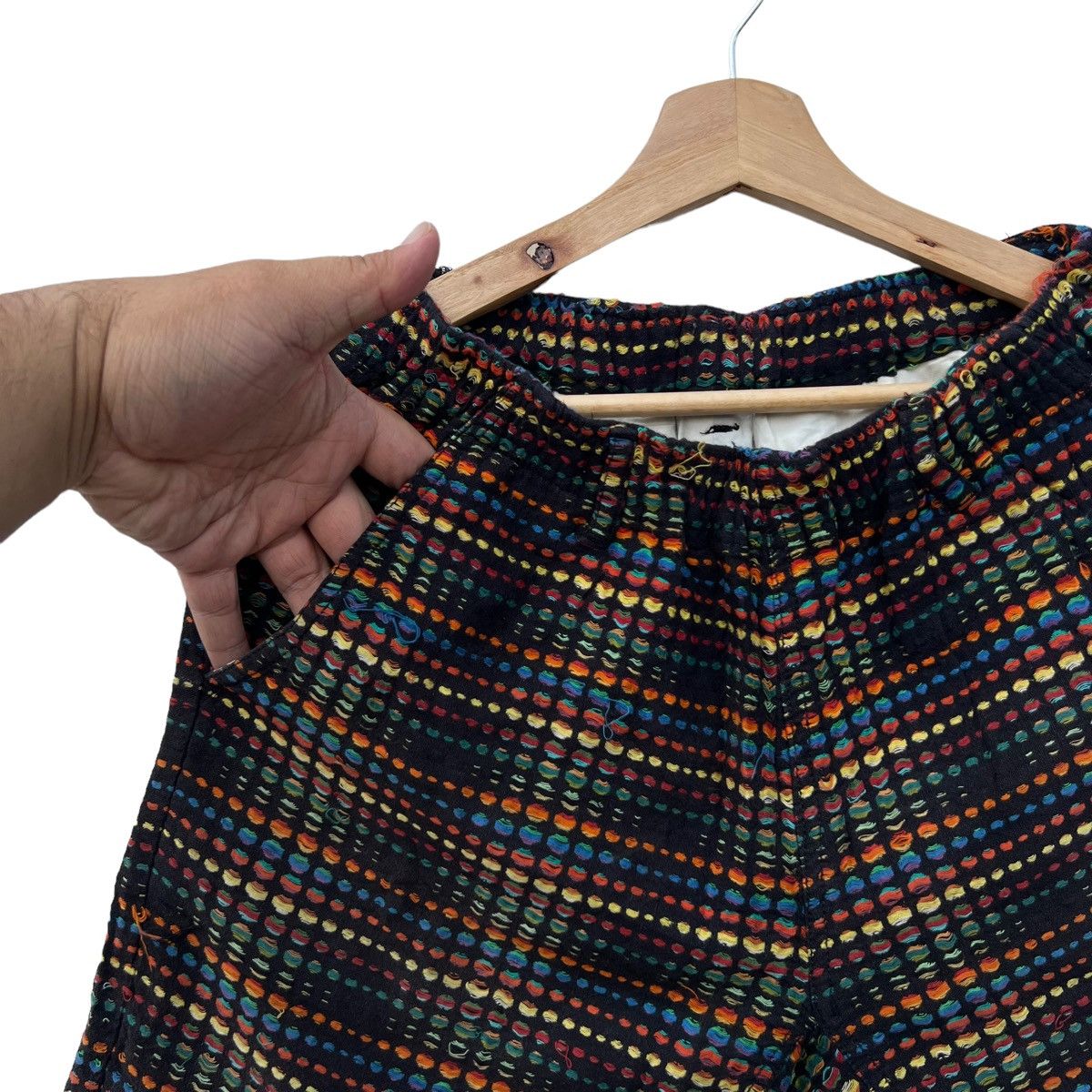 Japanese Brand VINTAGE AZTIC NAVAJO DESIGN FULL PRINT GO SLOW CARAVAN JAPAN Size US 29 - 4 Thumbnail