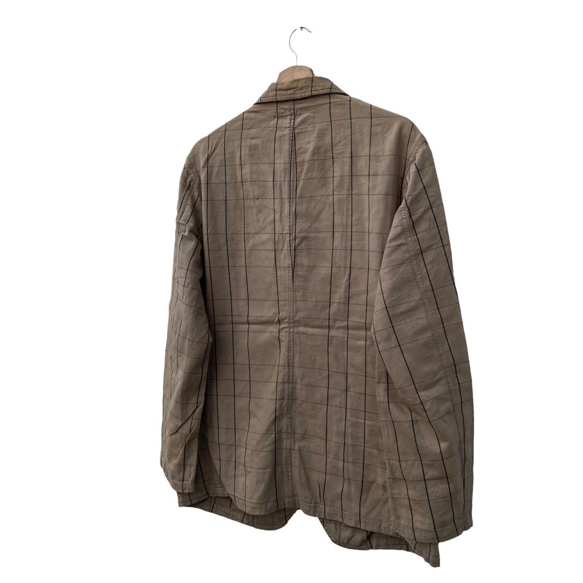 Japanese Brand VINTAGE STRIPED HIKORY CHORE JACKET NST INSPIRE ISSEY MIYAKE Size US M / EU 48-50 / 2 - 9 Thumbnail