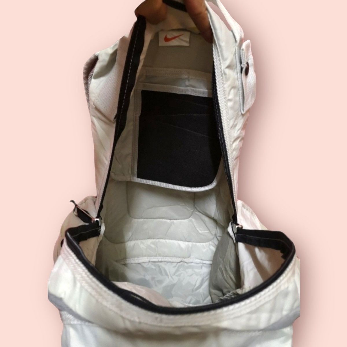 Nike VINTAGE NIKE ORANGE SWOOSH BACKPACK Size ONE SIZE - 7 Thumbnail