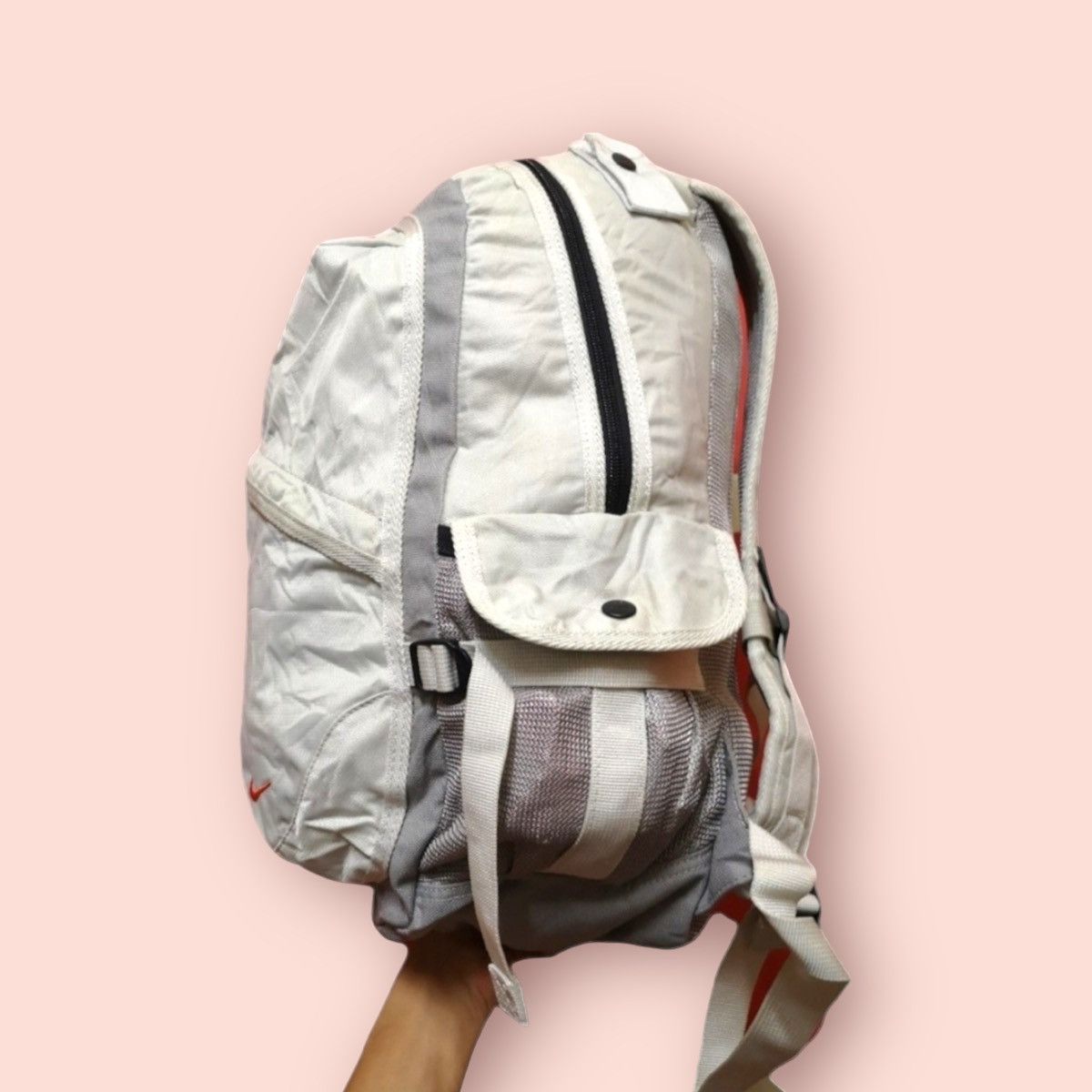 Nike VINTAGE NIKE ORANGE SWOOSH BACKPACK Size ONE SIZE - 5 Thumbnail