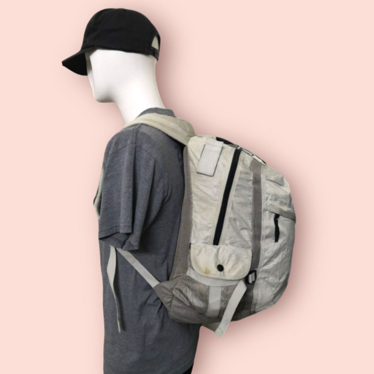 Nike VINTAGE NIKE ORANGE SWOOSH BACKPACK Size ONE SIZE - 3 Thumbnail
