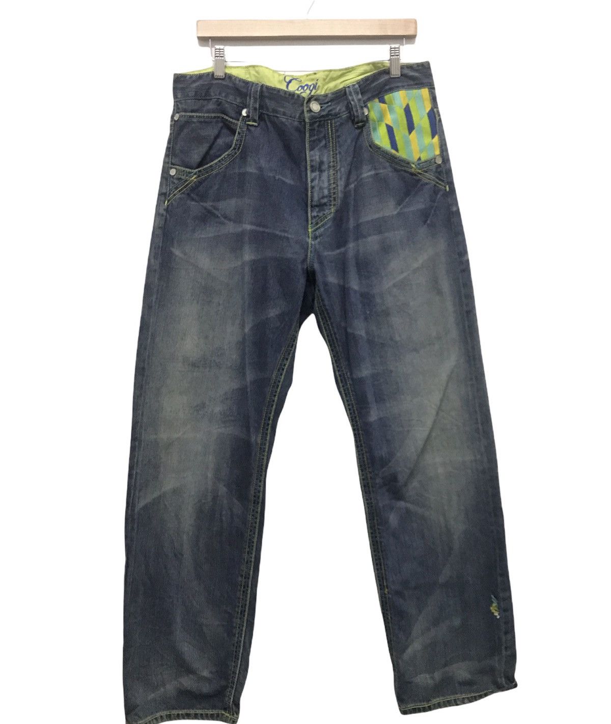 Coogi Vintage Coogi Baggy Jean Embroidered Size US 34 / EU 50 - 2 Thumbnail