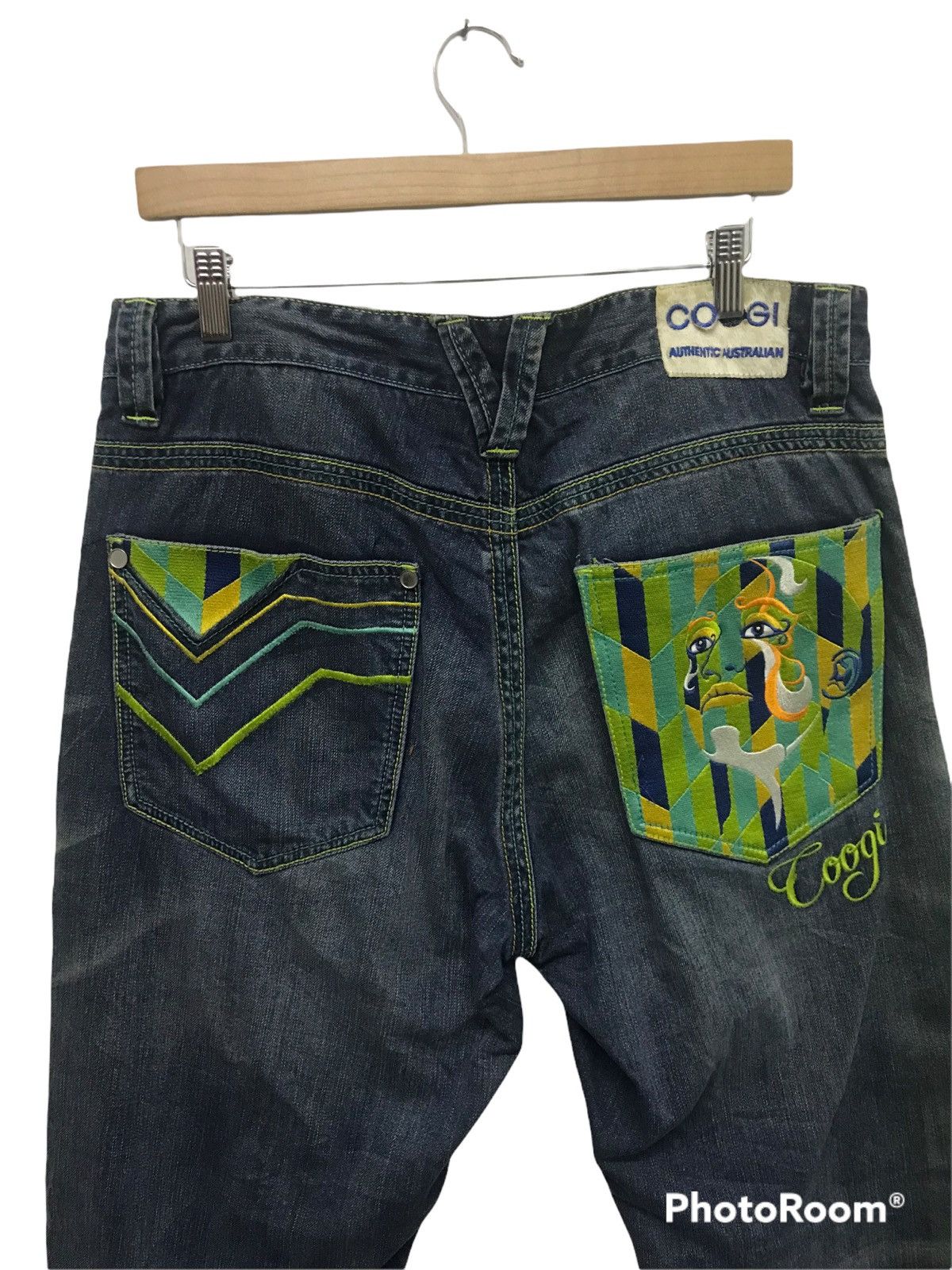 Coogi Vintage Coogi Baggy Jean Embroidered Size US 34 / EU 50 - 1 Thumbnail