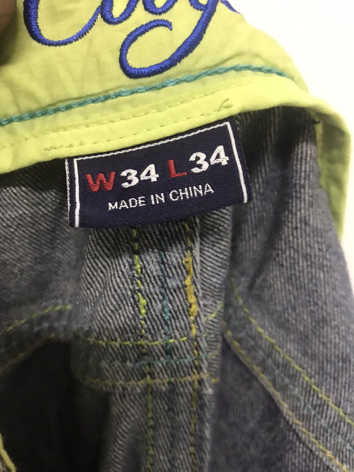 Coogi Vintage Coogi Baggy Jean Embroidered Size US 34 / EU 50 - 13 Thumbnail