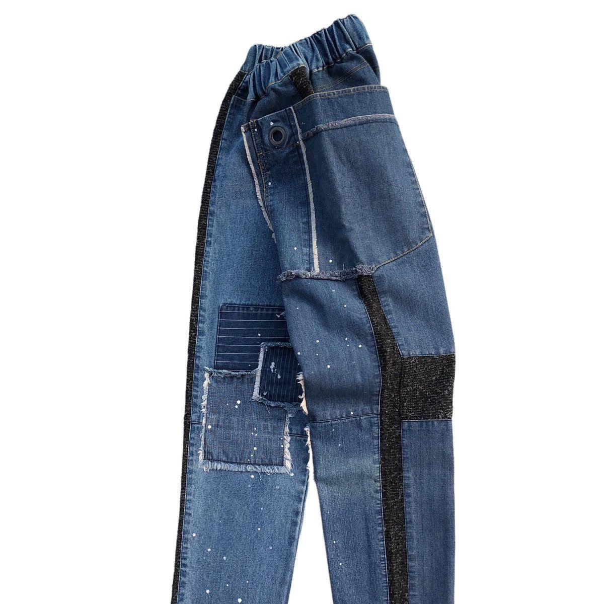 Japanese Brand Japanese Kohaku Drawstring Big Pocket Sided Patches Jeans Size US 34 / EU 50 - 6 Thumbnail