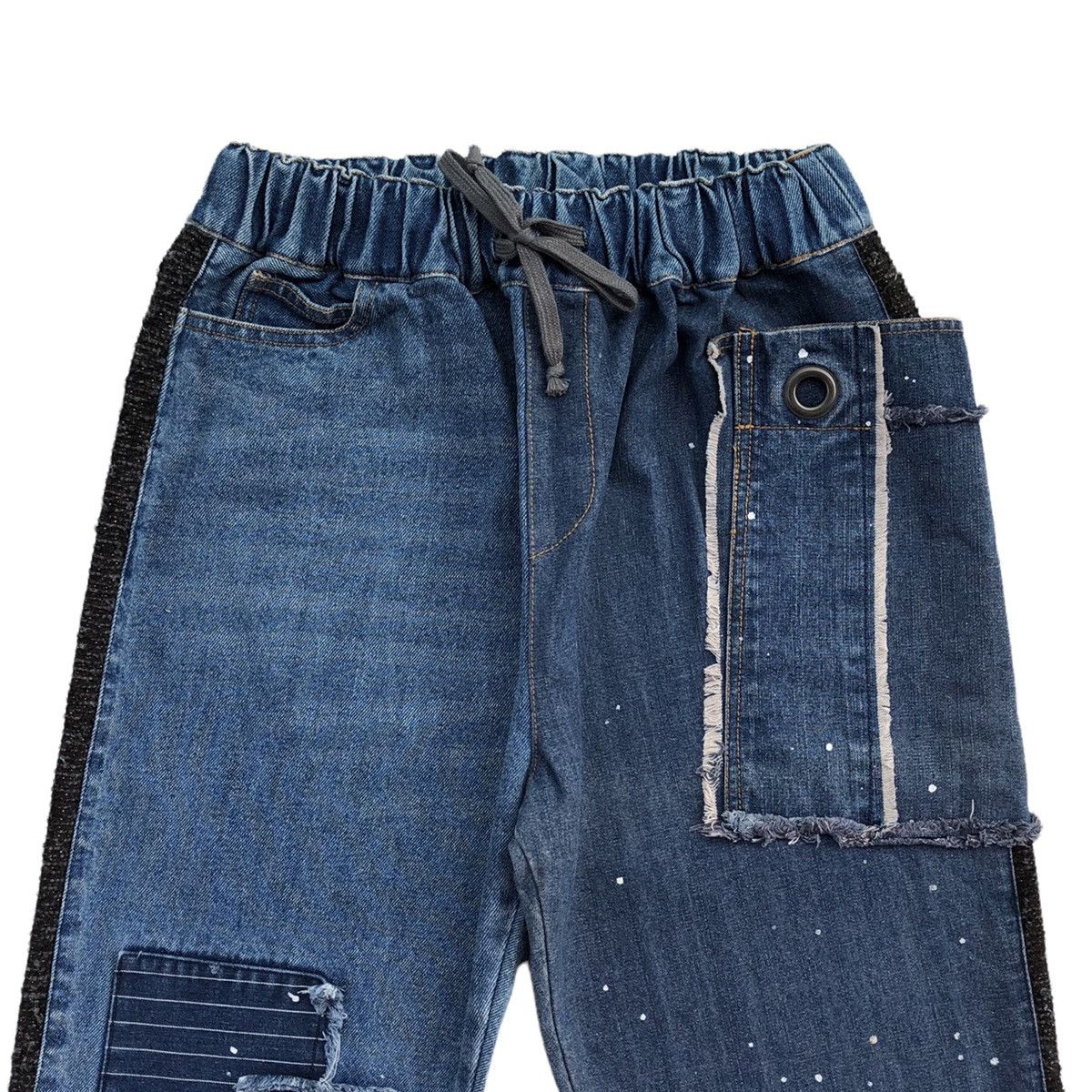 Japanese Brand Japanese Kohaku Drawstring Big Pocket Sided Patches Jeans Size US 34 / EU 50 - 11 Thumbnail