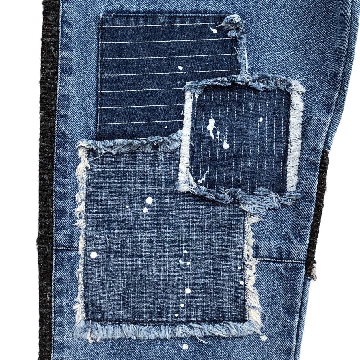 Japanese Brand Japanese Kohaku Drawstring Big Pocket Sided Patches Jeans Size US 34 / EU 50 - 9 Thumbnail