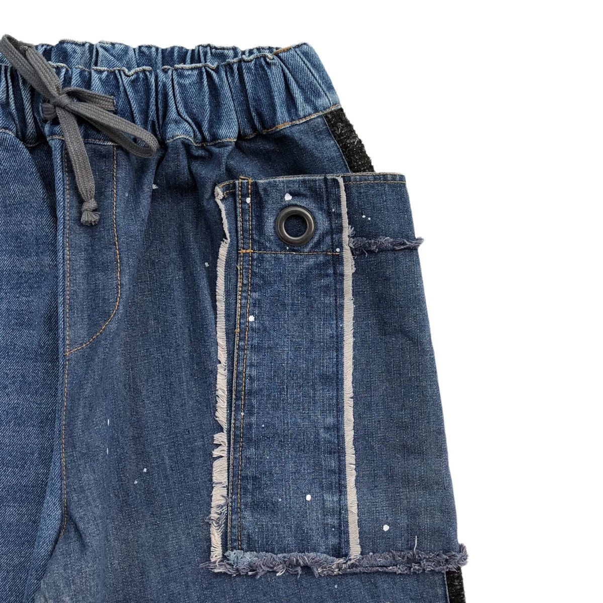 Japanese Brand Japanese Kohaku Drawstring Big Pocket Sided Patches Jeans Size US 34 / EU 50 - 12 Thumbnail