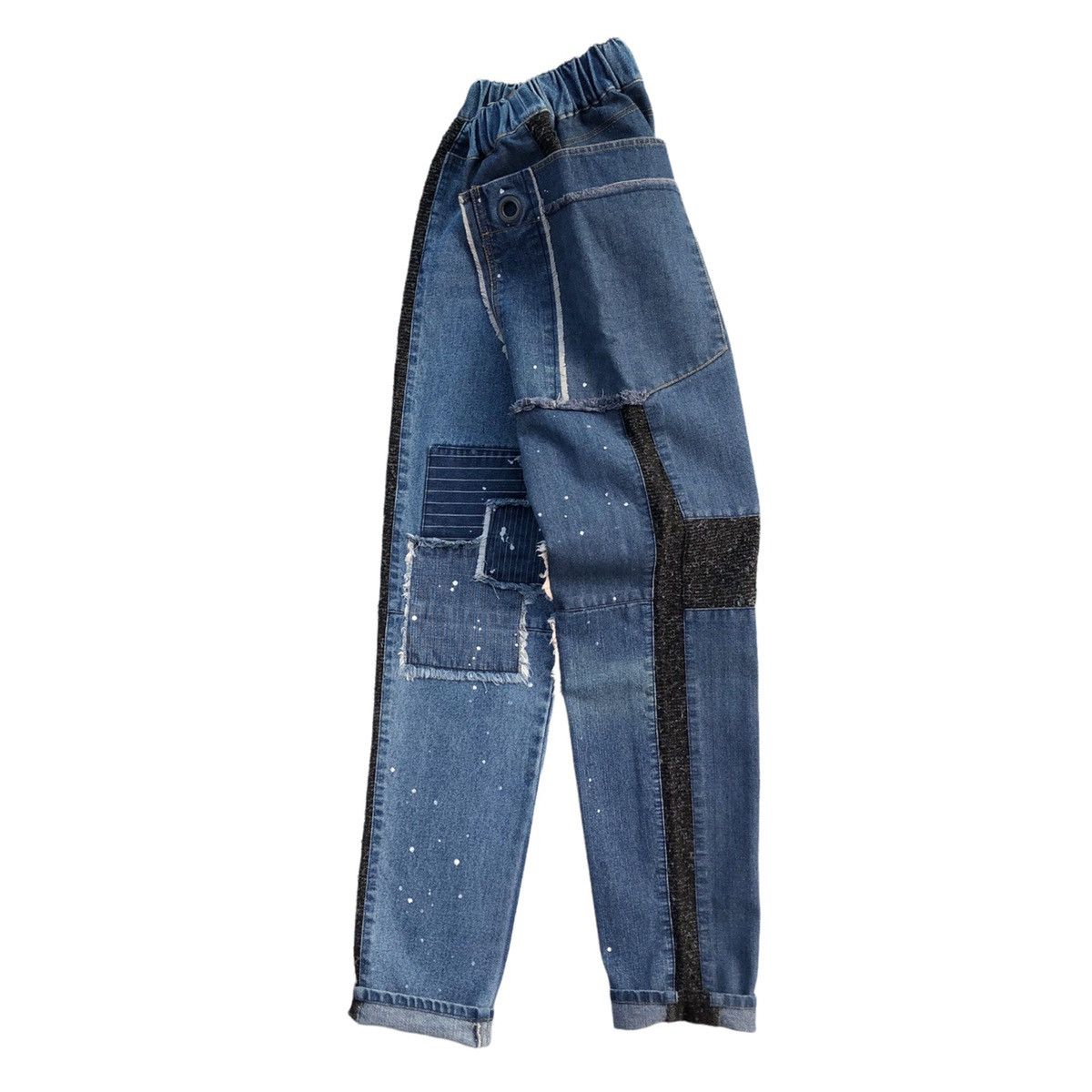 Japanese Brand Japanese Kohaku Drawstring Big Pocket Sided Patches Jeans Size US 34 / EU 50 - 5 Thumbnail