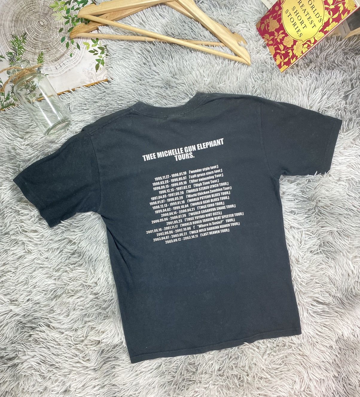 Anvil × Band Tees × Vintage Vintage Thee Michelle Gun Elephant TMGE Last Heaven Tour S Size US S / EU 44-46 / 1 - 7 Thumbnail