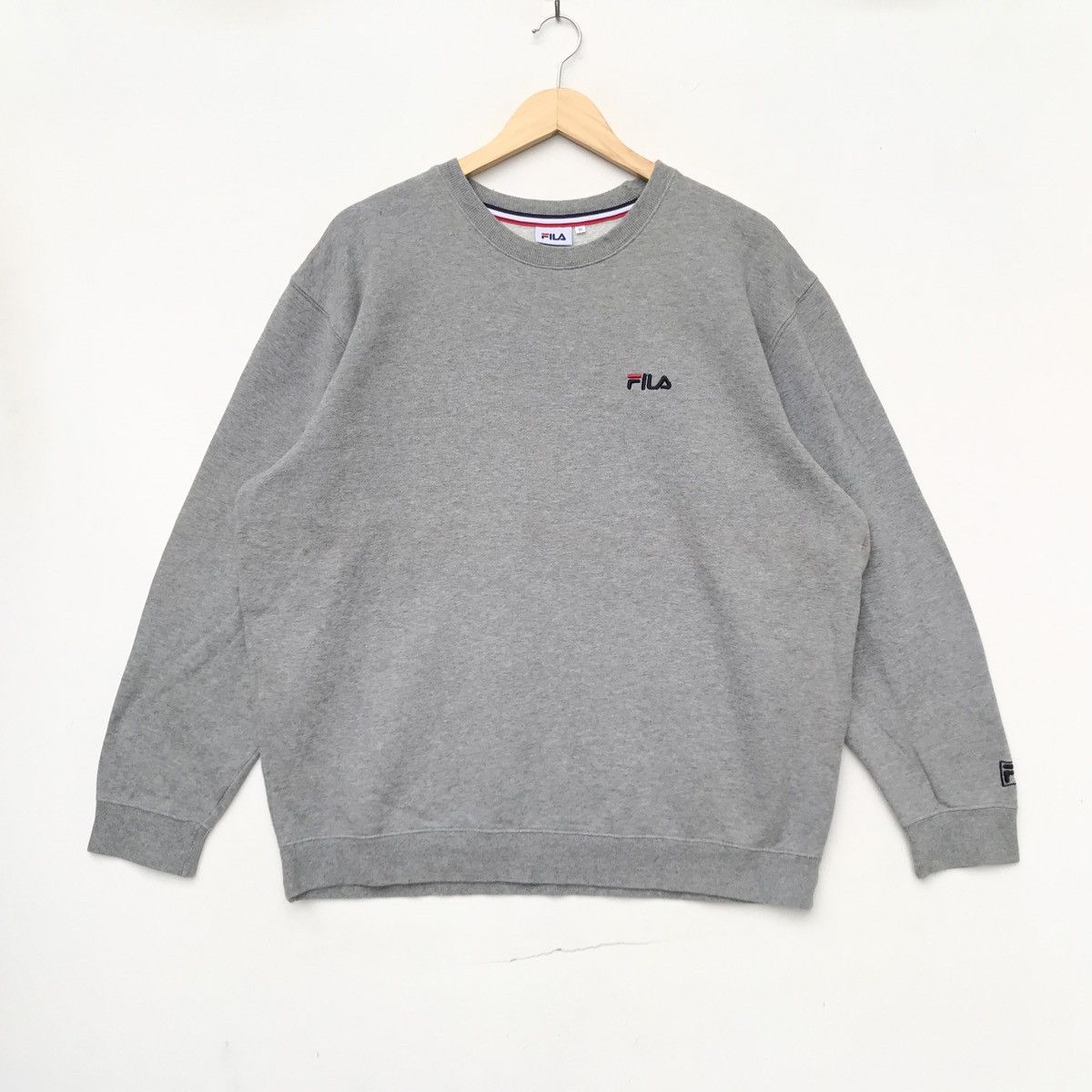 Fila × Vintage Vintage Fila Bielle Italia Sweatshirt Logo Spell Out Size US XL / EU 56 / 4 - 1 Thumbnail