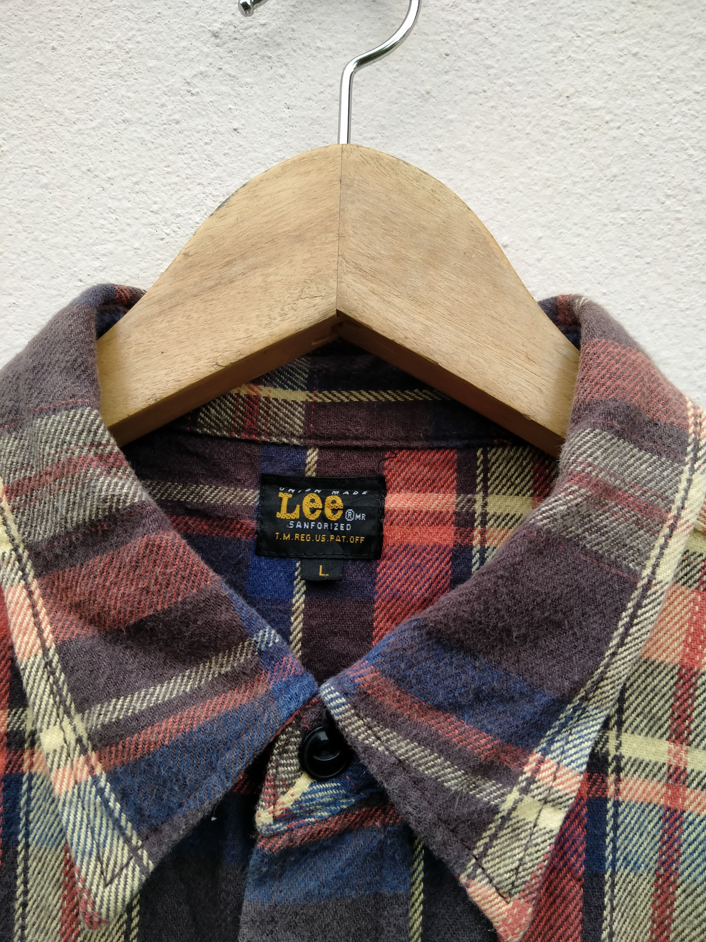 Lee Vintage Flannel Lee Union Made Sanforized Tartan Plaid Size US L / EU 52-54 / 3 - 7 Thumbnail