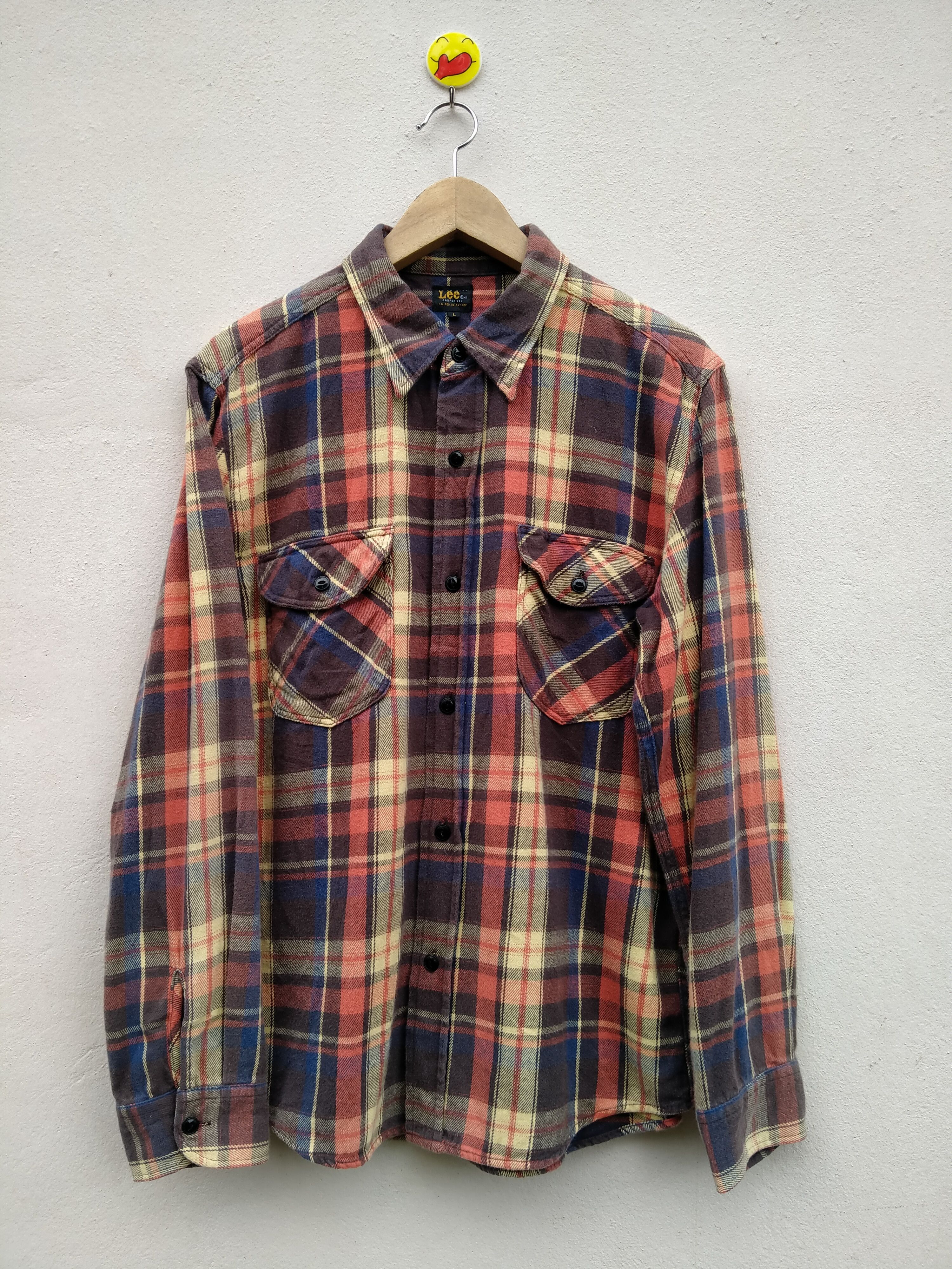 Lee Vintage Flannel Lee Union Made Sanforized Tartan Plaid Size US L / EU 52-54 / 3 - 1 Thumbnail