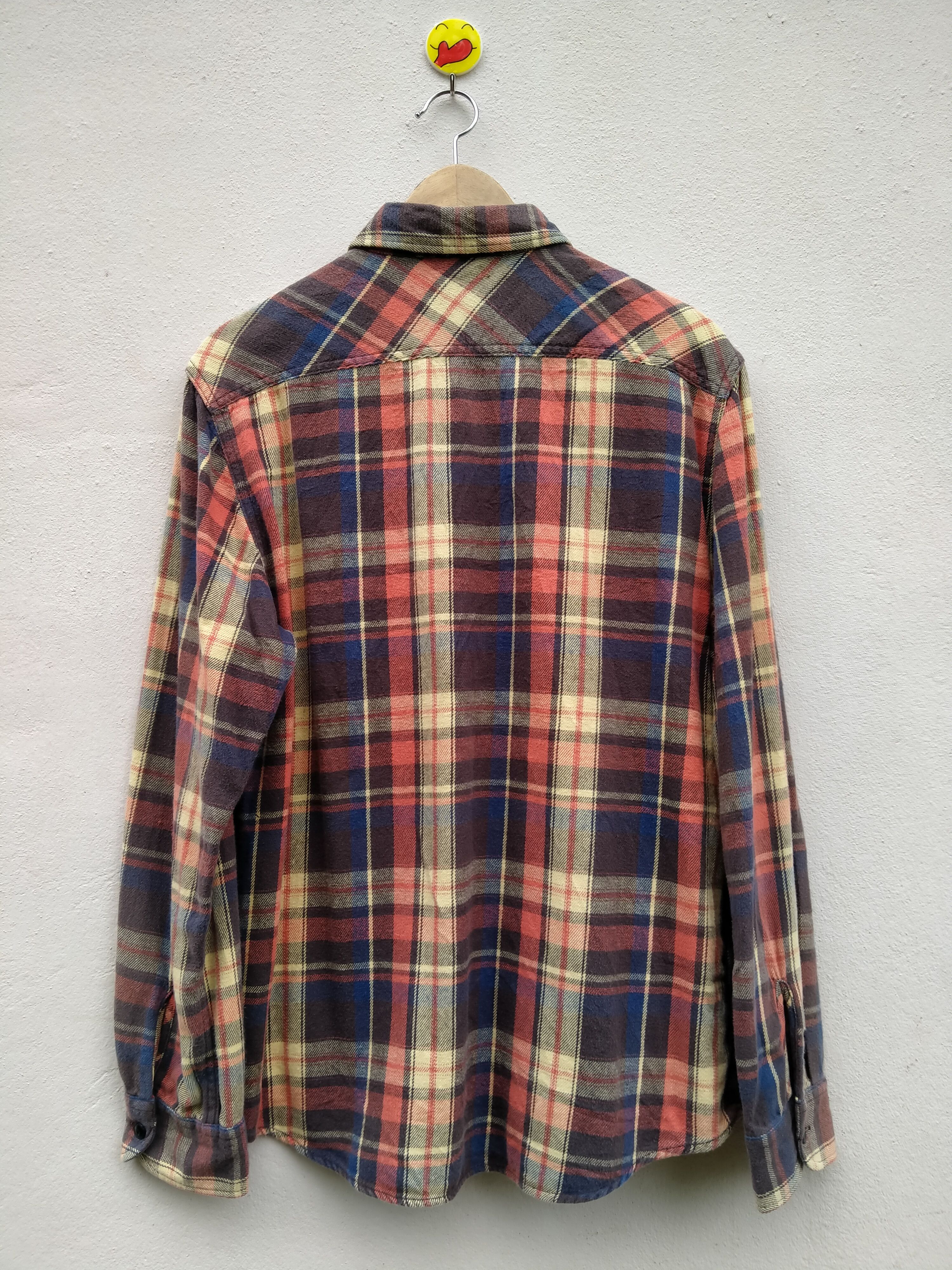 Lee Vintage Flannel Lee Union Made Sanforized Tartan Plaid Size US L / EU 52-54 / 3 - 2 Thumbnail