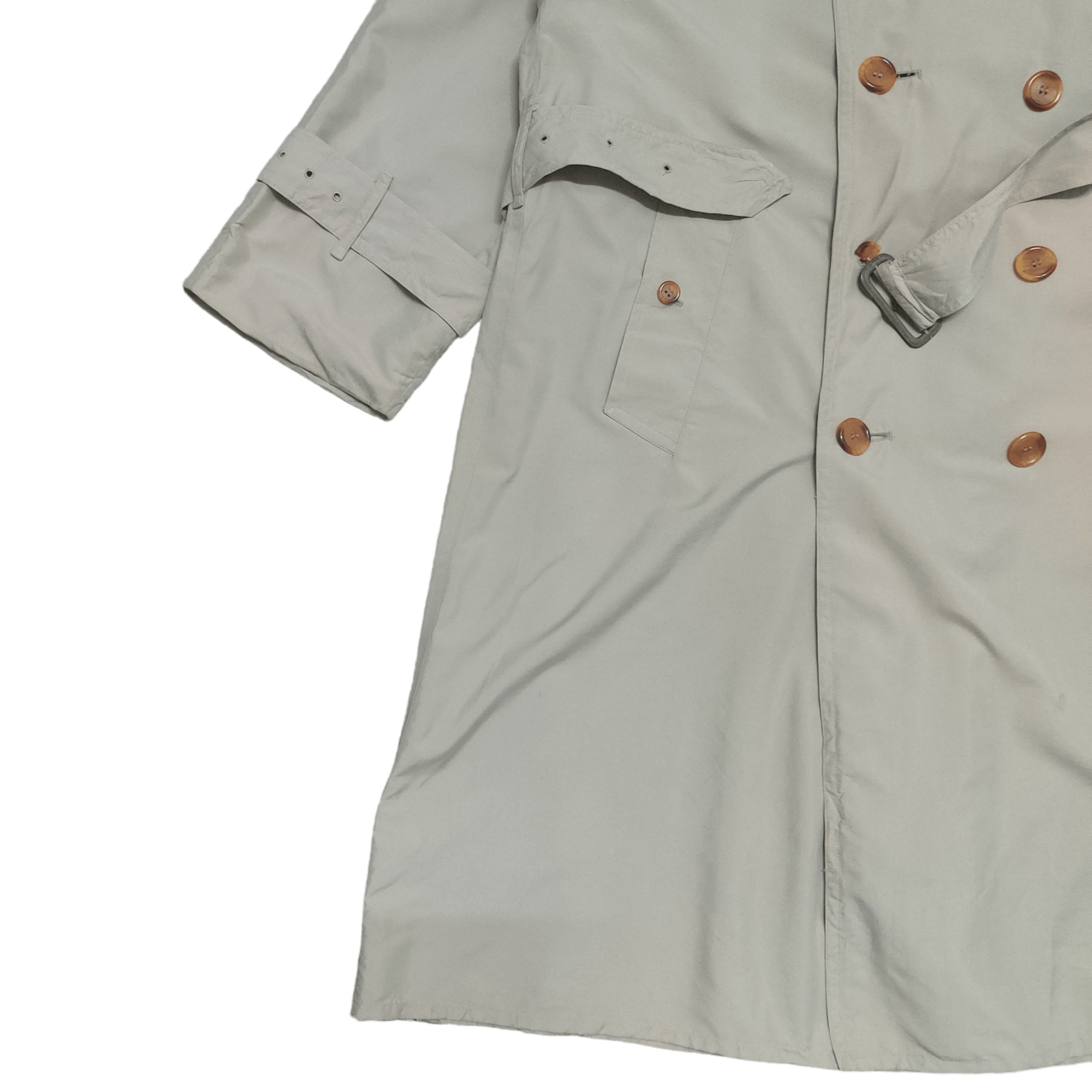 Burberry Vintage Burberry Nova Check Trench Coat Double Breasted Size US L / EU 52-54 / 3 - 3 Thumbnail