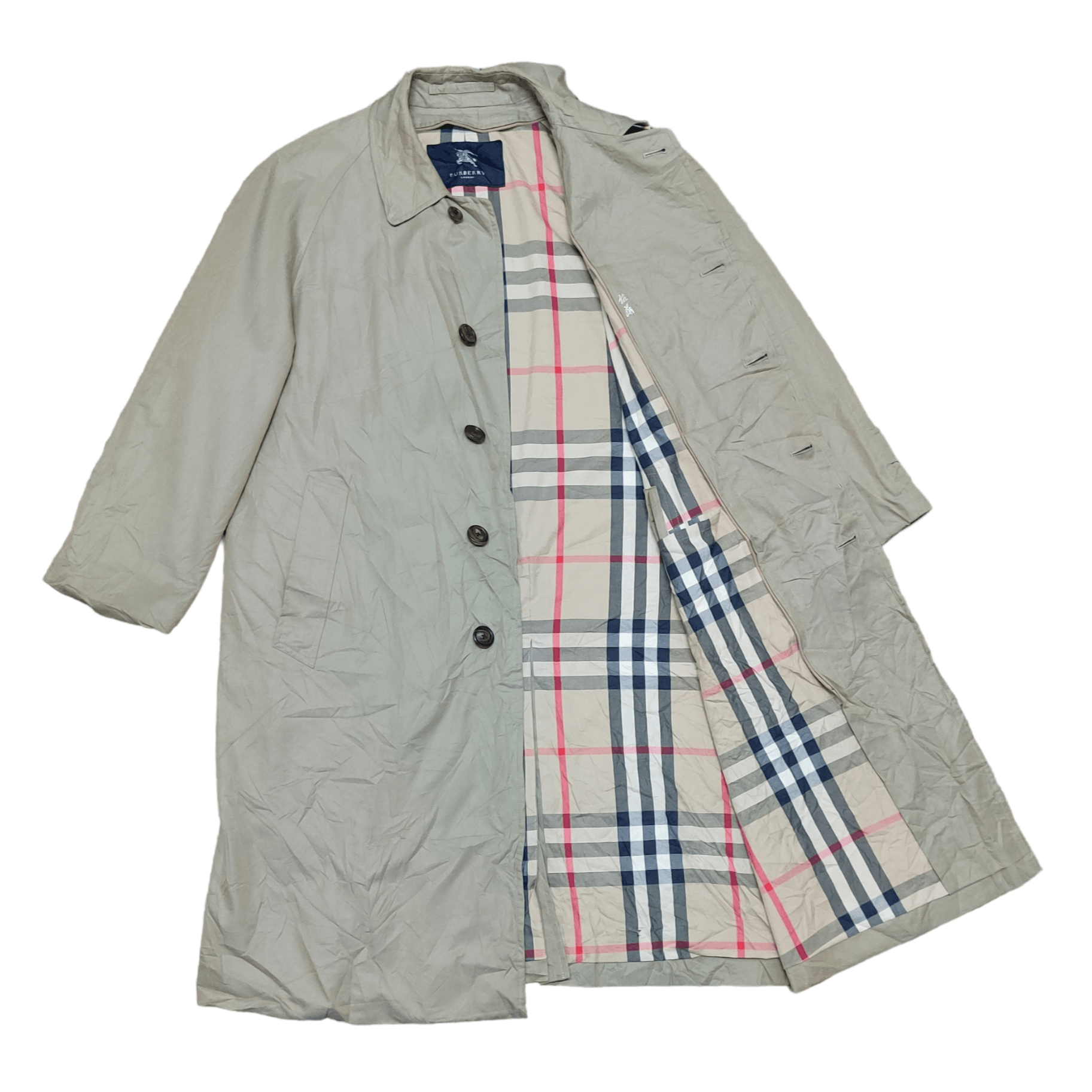 Burberry Vintage Burberry London Nova Check Trench Coat Size US M / EU 48-50 / 2 - 1 Thumbnail