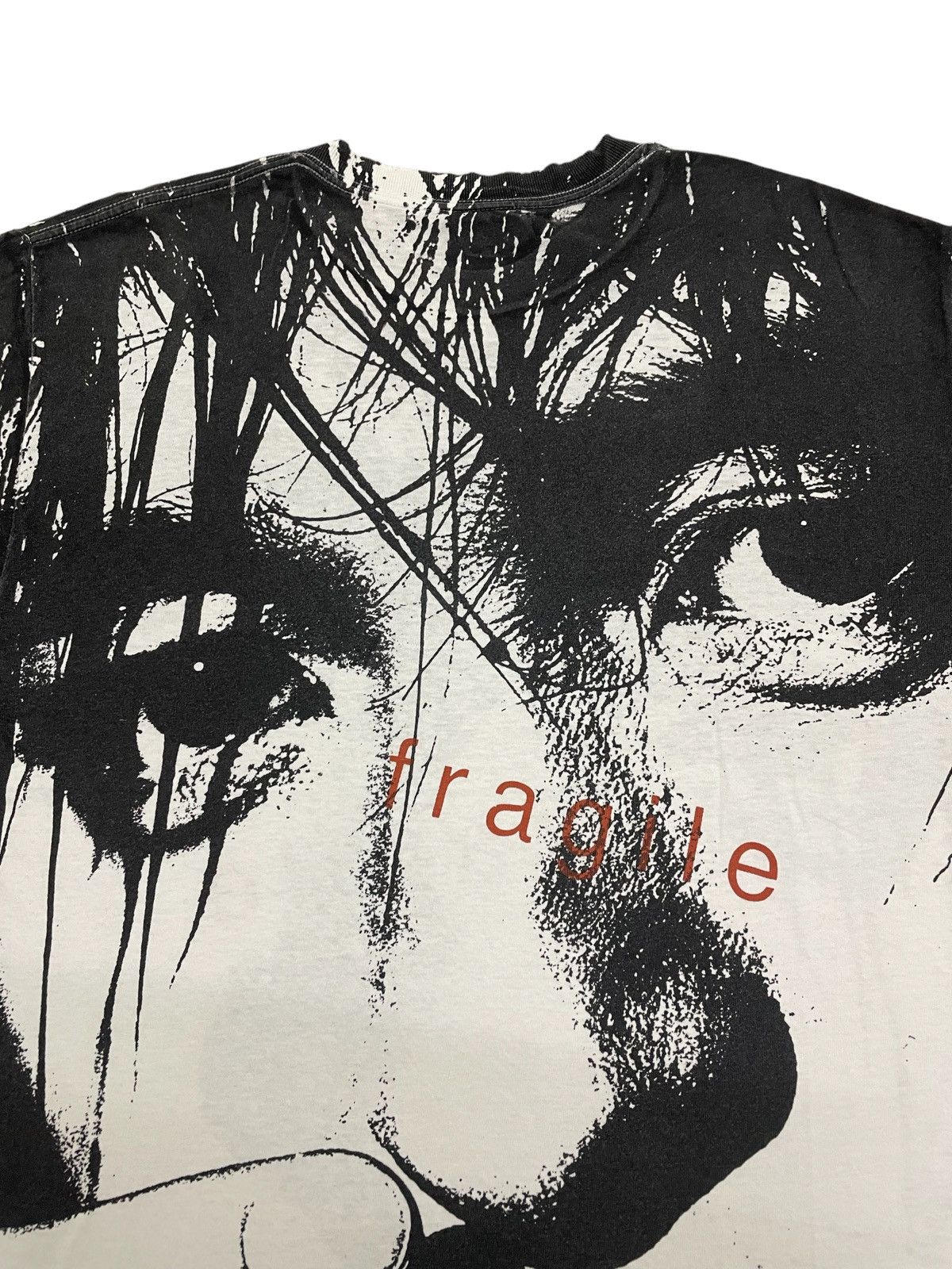 Band Tees Vintage 90s Fullprint Fragile Unknown Movie or Band T-shirt Size US L / EU 52-54 / 3 - 4 Thumbnail