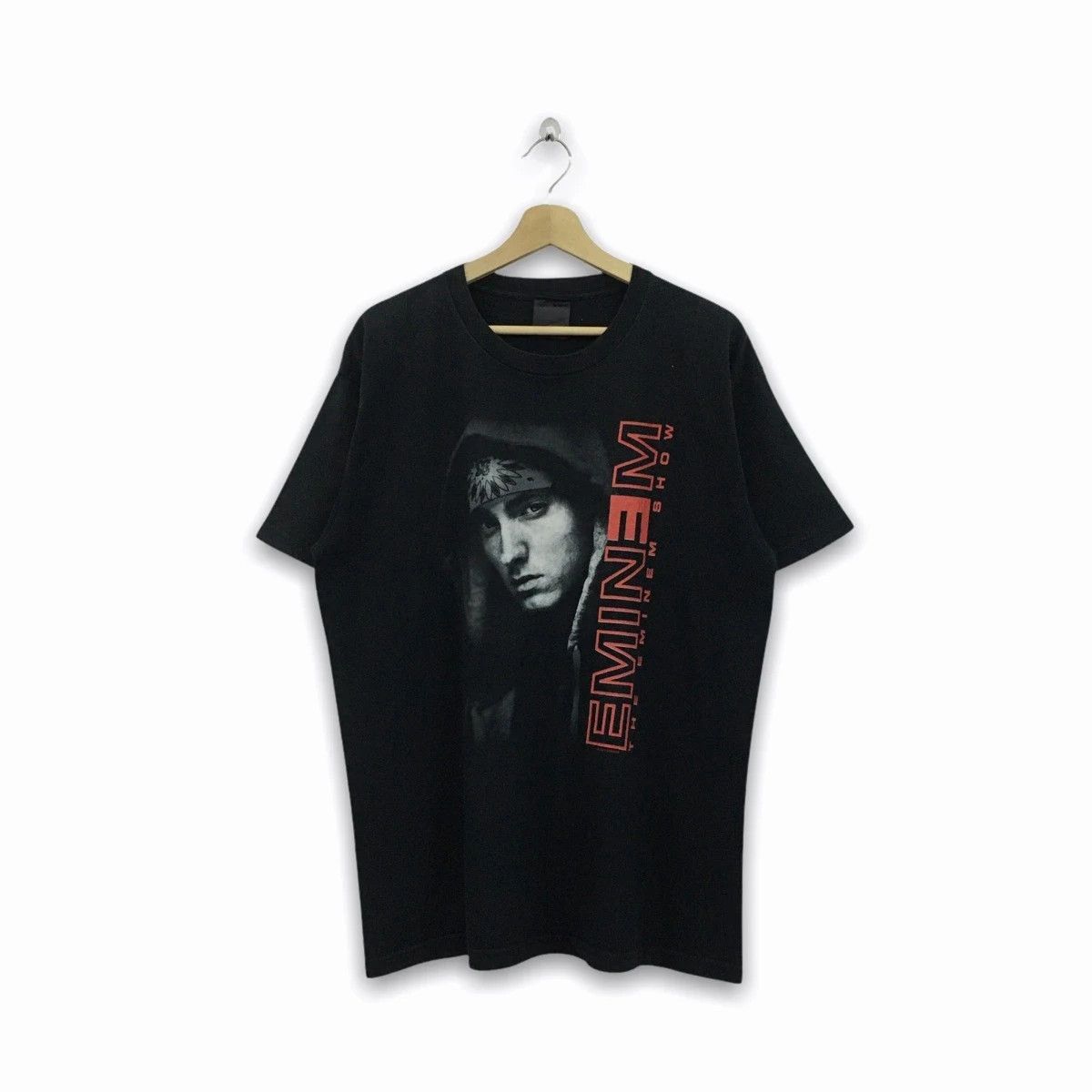 image of Vintage 2002 Eminem The Eminem Show 2003 Tshirt in Black, Men's (Size Large)