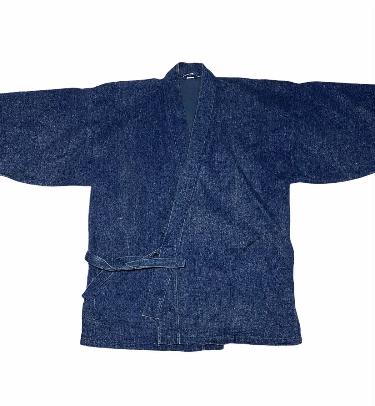 Japanese Brand One Set Kimono Kendo Denim (Jacket + Pant) Size US M / EU 48-50 / 2 - 4 Thumbnail