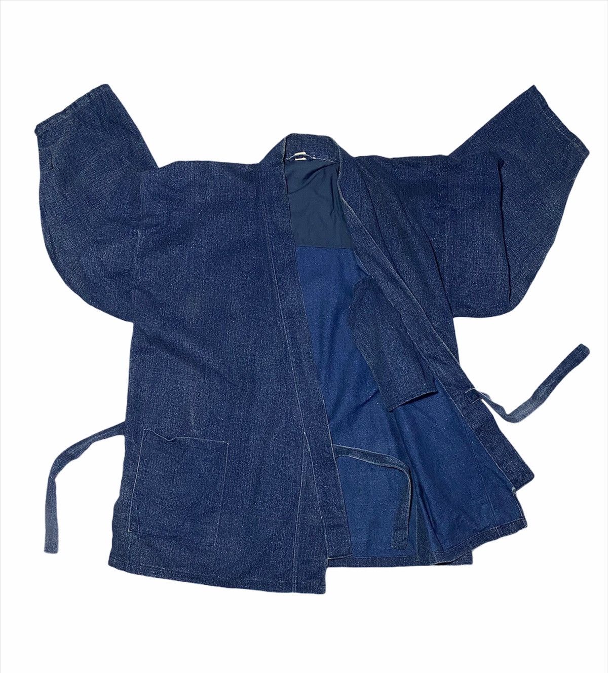 Japanese Brand One Set Kimono Kendo Denim (Jacket + Pant) Size US M / EU 48-50 / 2 - 2 Thumbnail