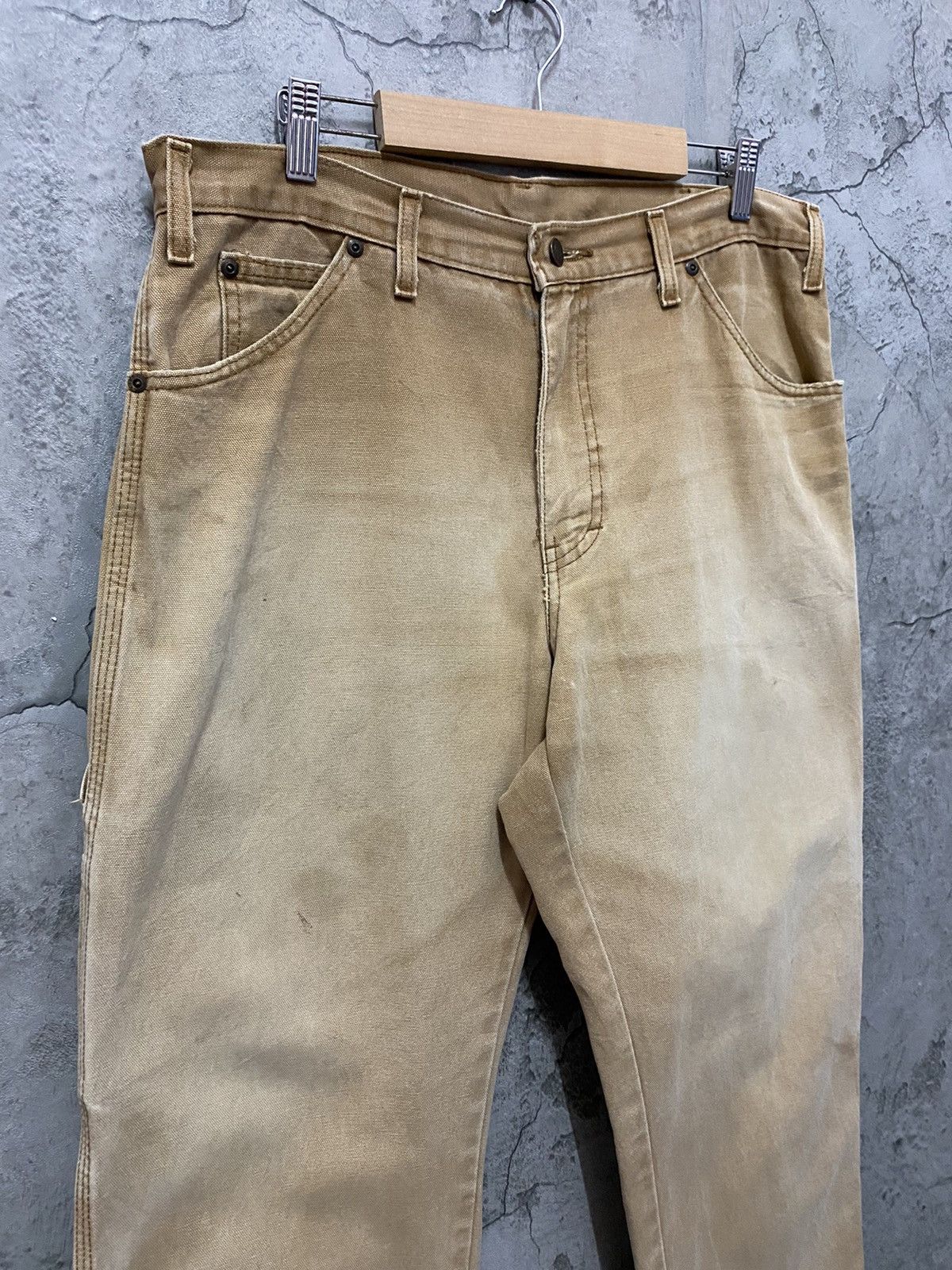 Dickies × Vintage Vintage 90’s Dickies Carpenter Sun faded Loose Fit Pants Size US 34 / EU 50 - 10 Thumbnail