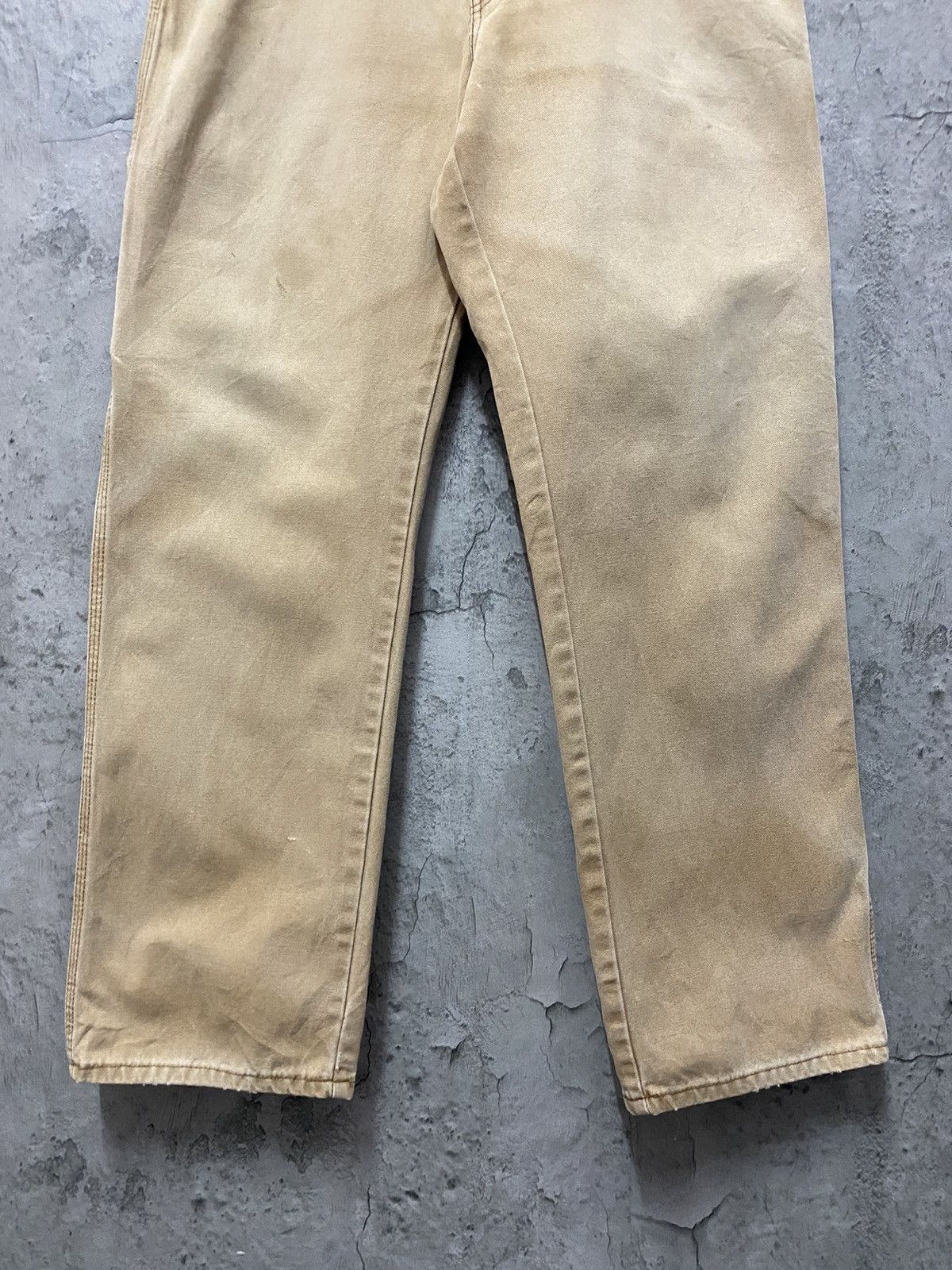 Dickies × Vintage Vintage 90’s Dickies Carpenter Sun faded Loose Fit Pants Size US 34 / EU 50 - 9 Thumbnail
