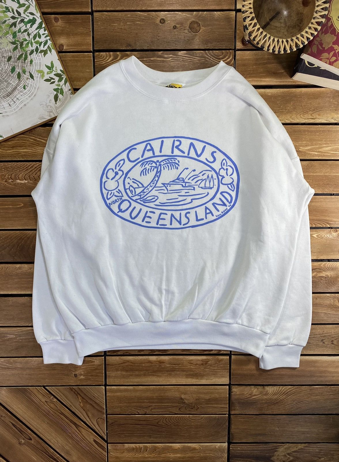 Vintage Vintage 1994 Ken Done Australia Cairns Queens Land Size M Size US M / EU 48-50 / 2 - 2 Thumbnail