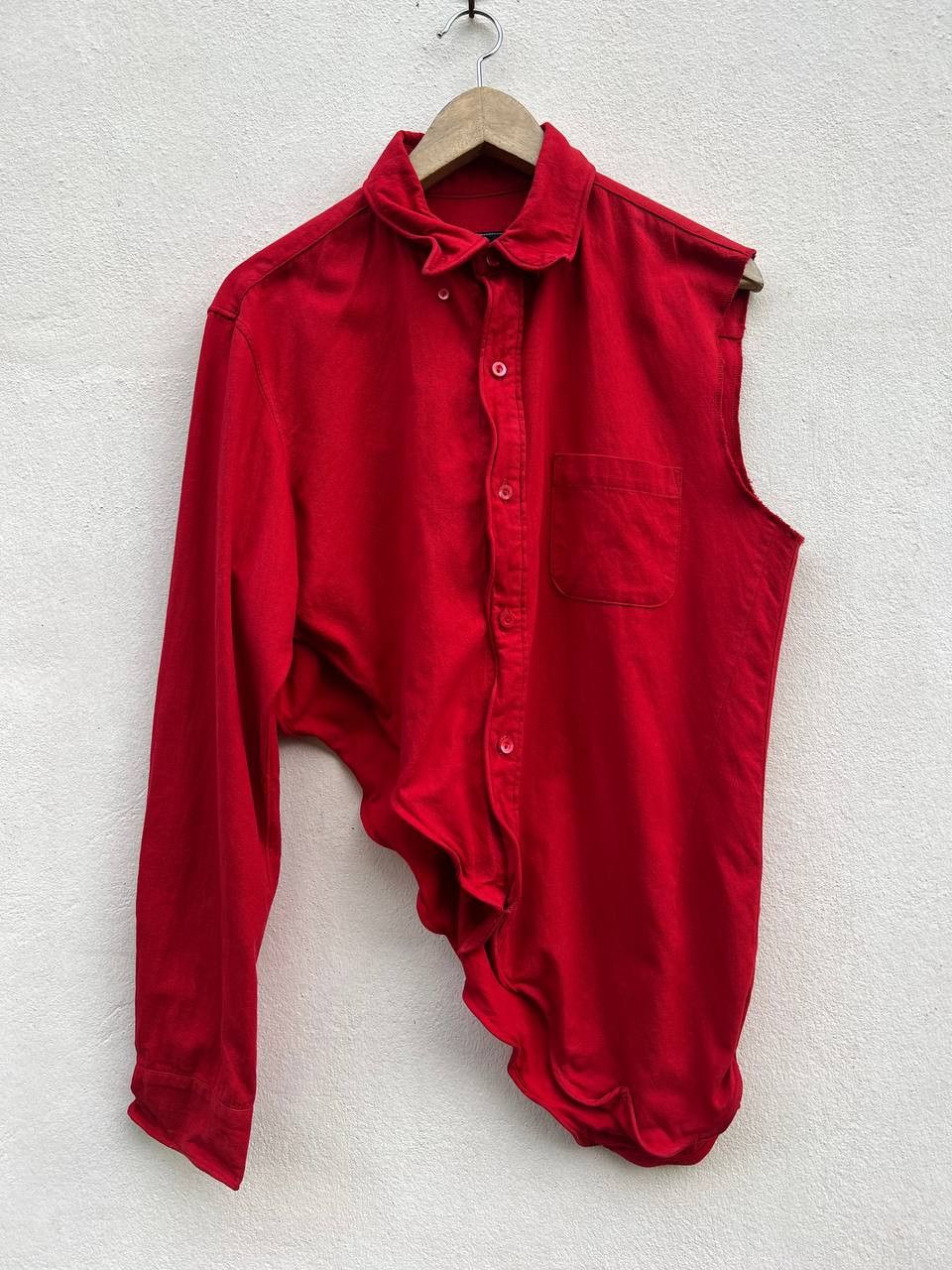 Number (N)ine Rare!! Number (N)ine Asymmetrical Runaway Shirt Size US L / EU 52-54 / 3 - 4 Thumbnail