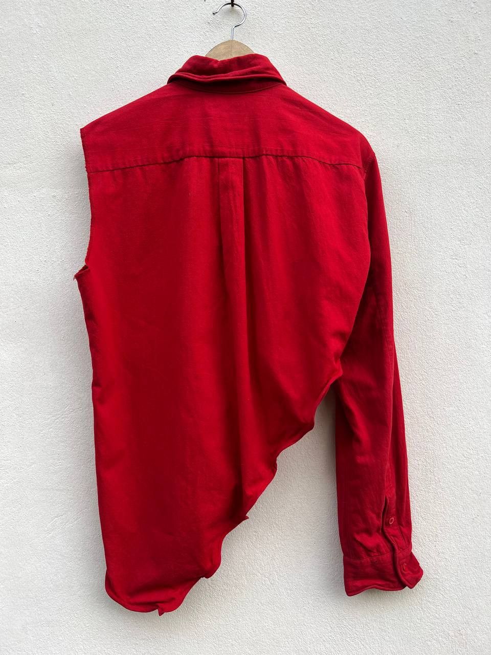 Number (N)ine Rare!! Number (N)ine Asymmetrical Runaway Shirt Size US L / EU 52-54 / 3 - 2 Thumbnail